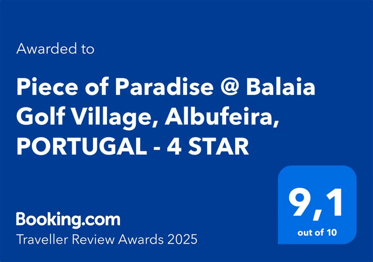 Piece of Paradise @ Balaia Golf Village, Albufeira, PORTUGAL - 4 STAR