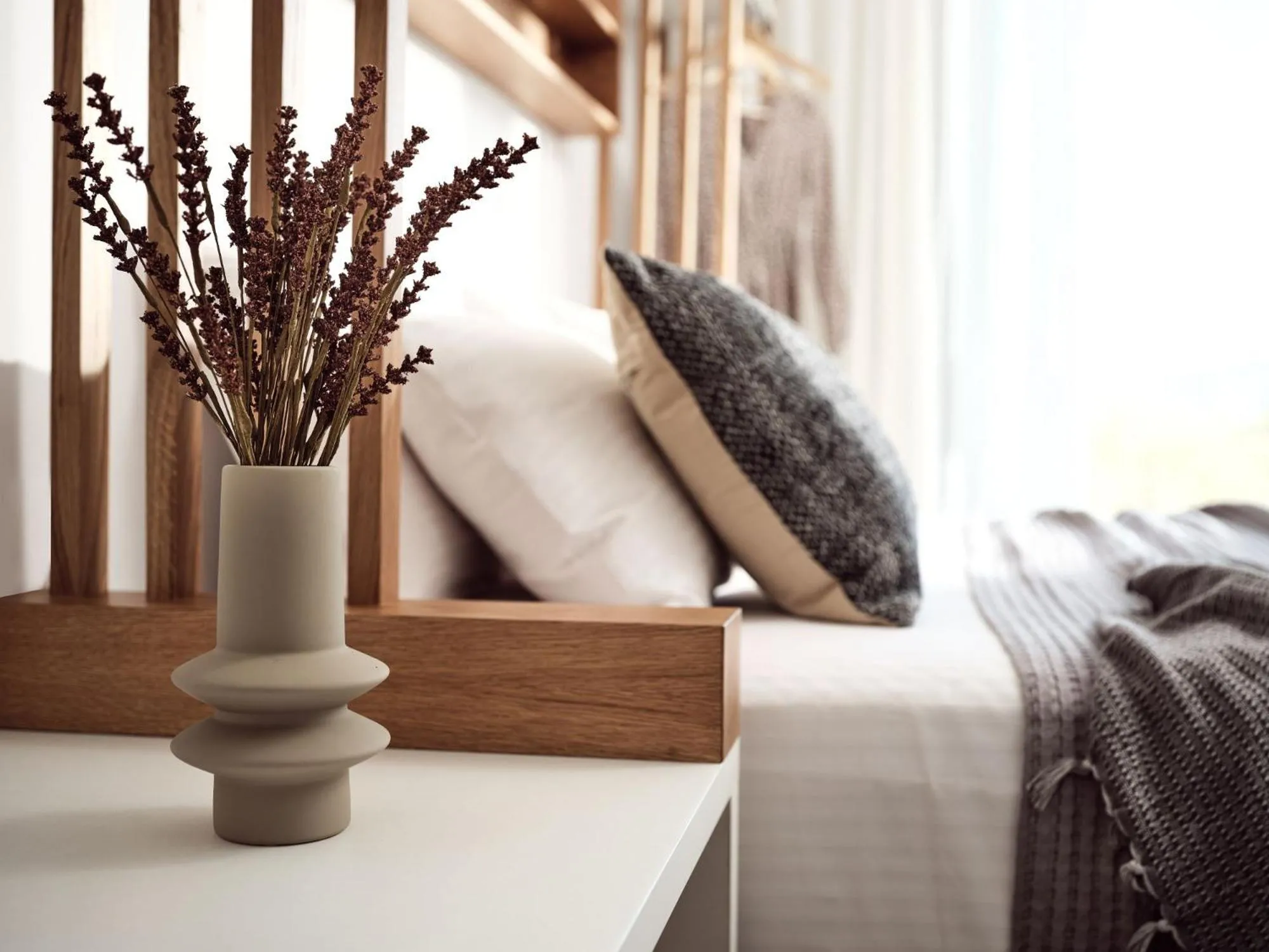 Bedroom, Bed in Estelle Villa, a Flamboyant Escape with Pool, By ThinkVilla