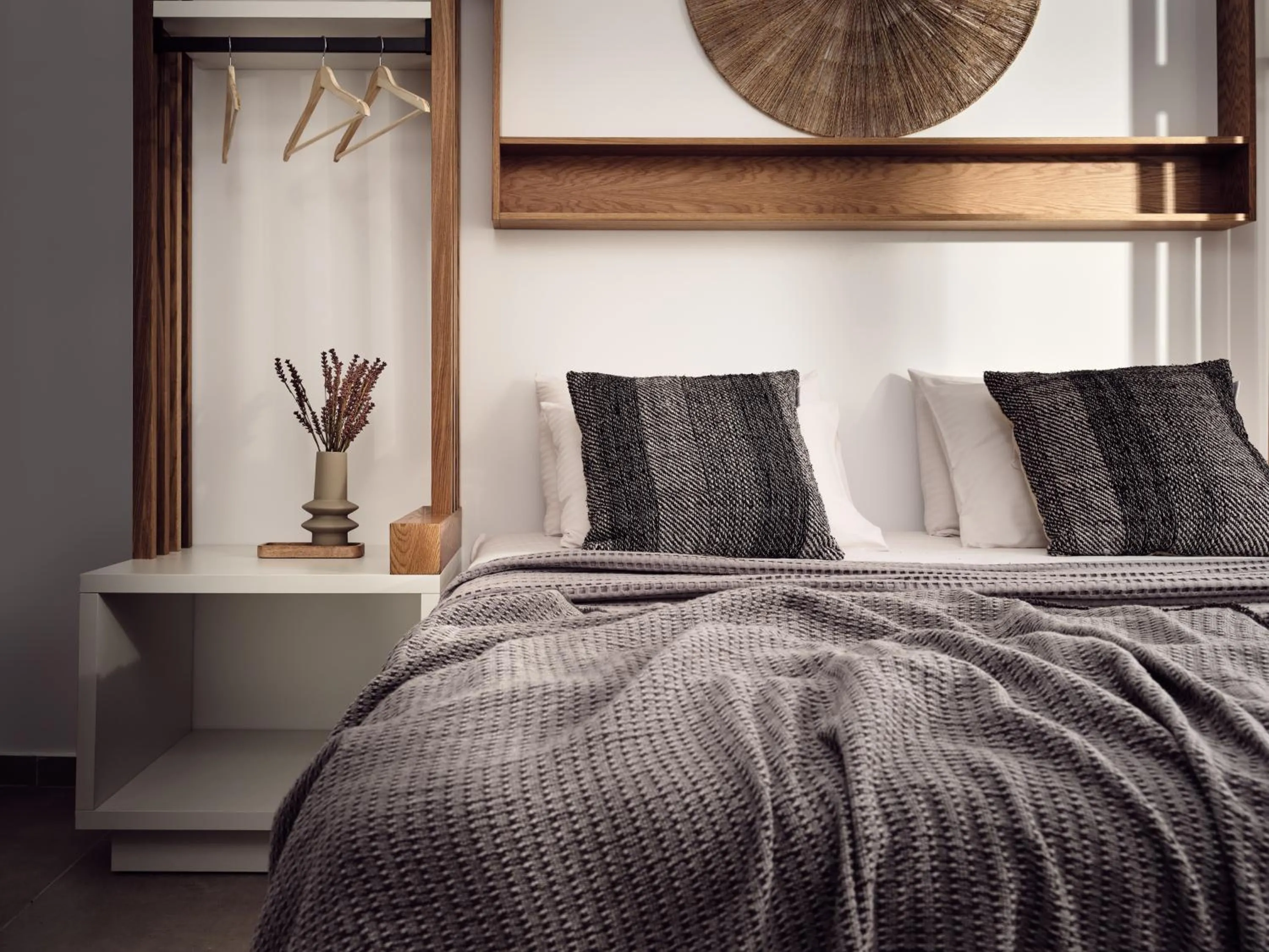 Bedroom, Bed in Estelle Villa, a Flamboyant Escape with Pool, By ThinkVilla