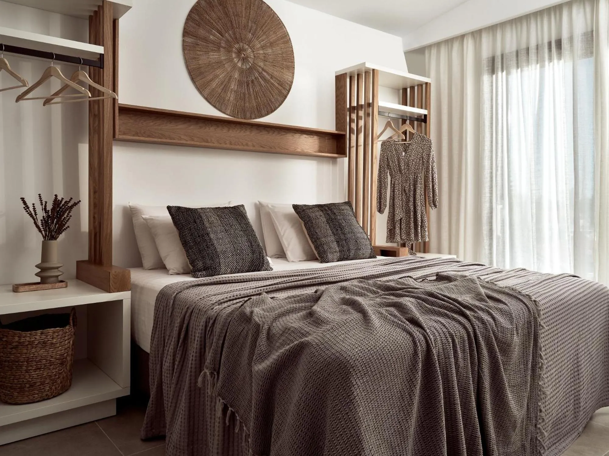 Bedroom, Bed in Estelle Villa, a Flamboyant Escape with Pool, By ThinkVilla