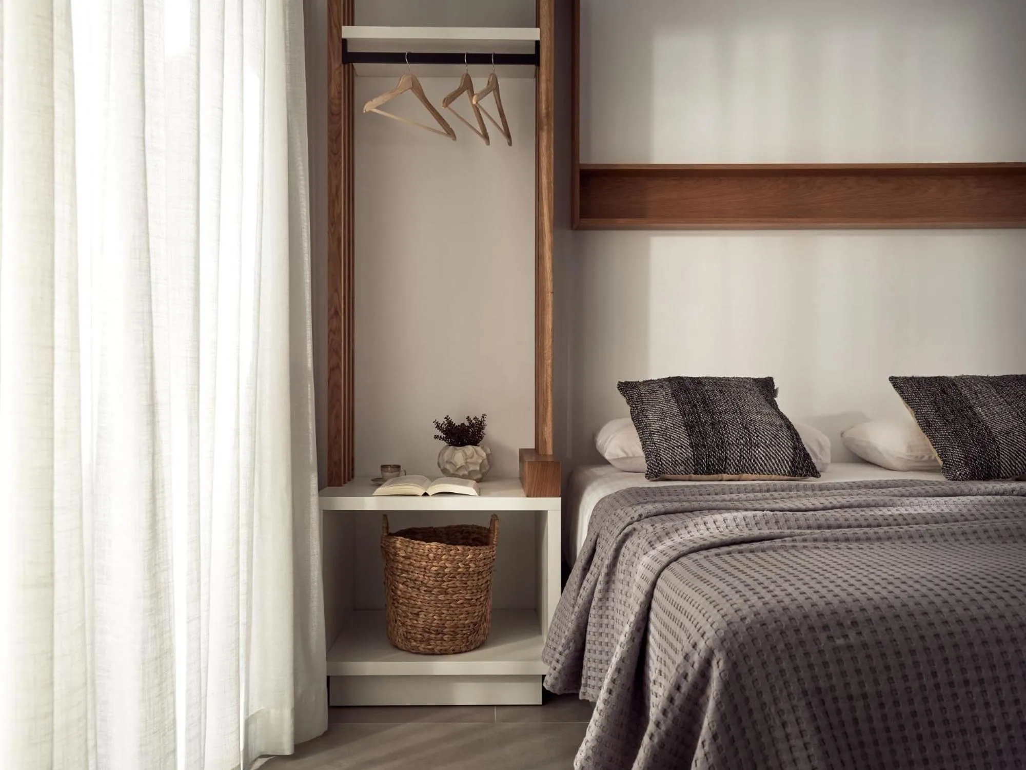 Bedroom, Bed in Estelle Villa, a Flamboyant Escape with Pool, By ThinkVilla