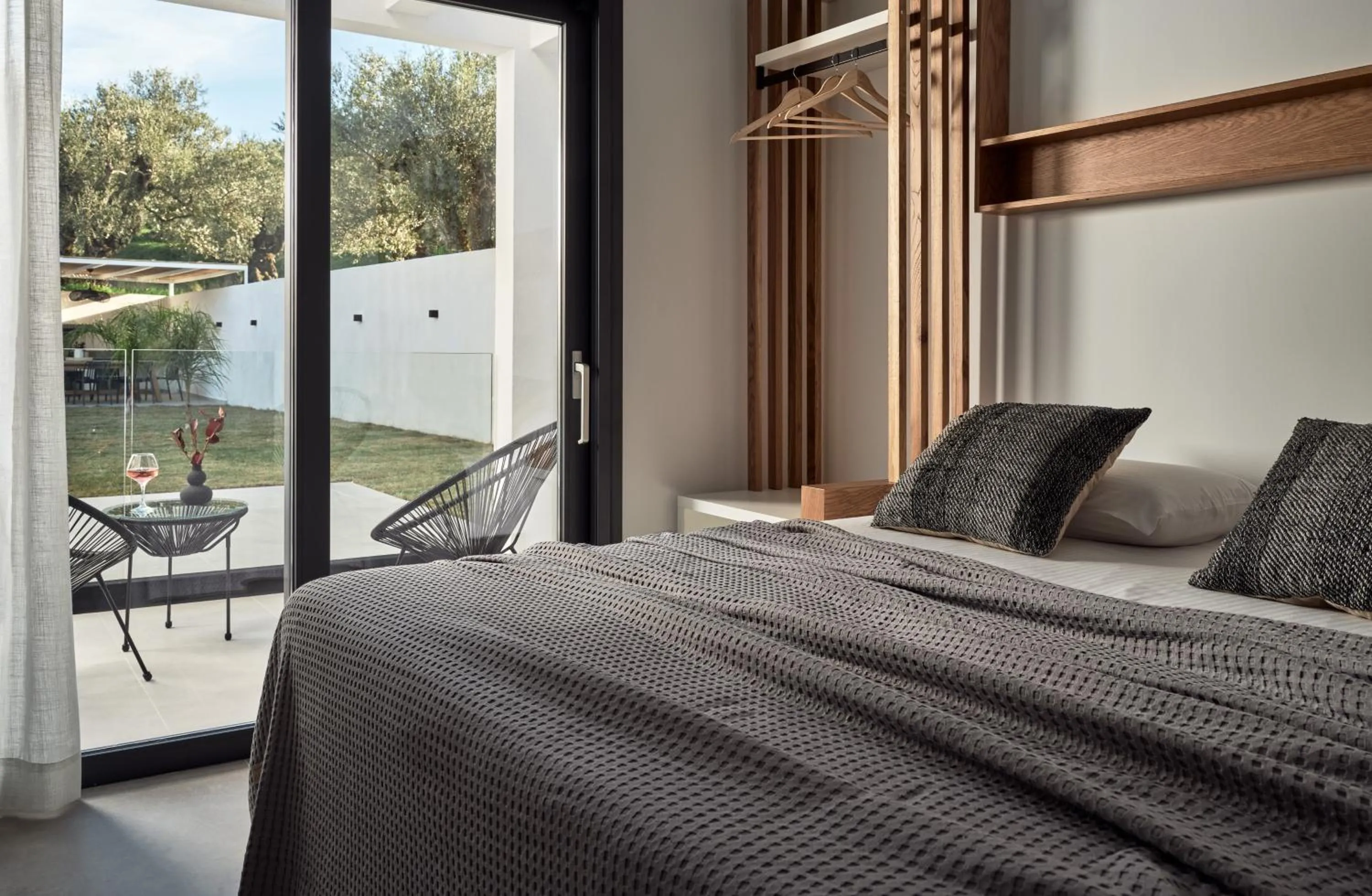 Bedroom, Bed in Estelle Villa, a Flamboyant Escape with Pool, By ThinkVilla