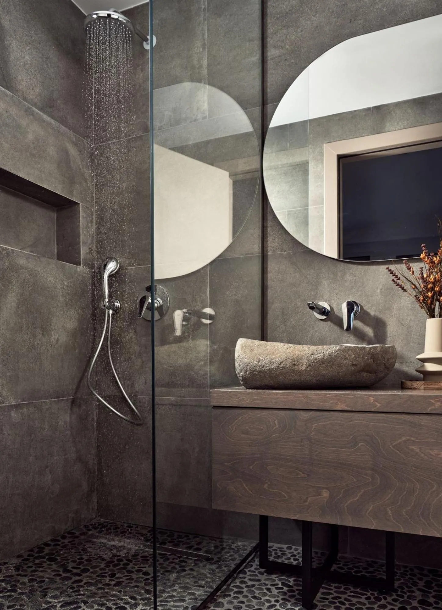 Shower in Estelle Villa, a Flamboyant Escape with Pool, By ThinkVilla