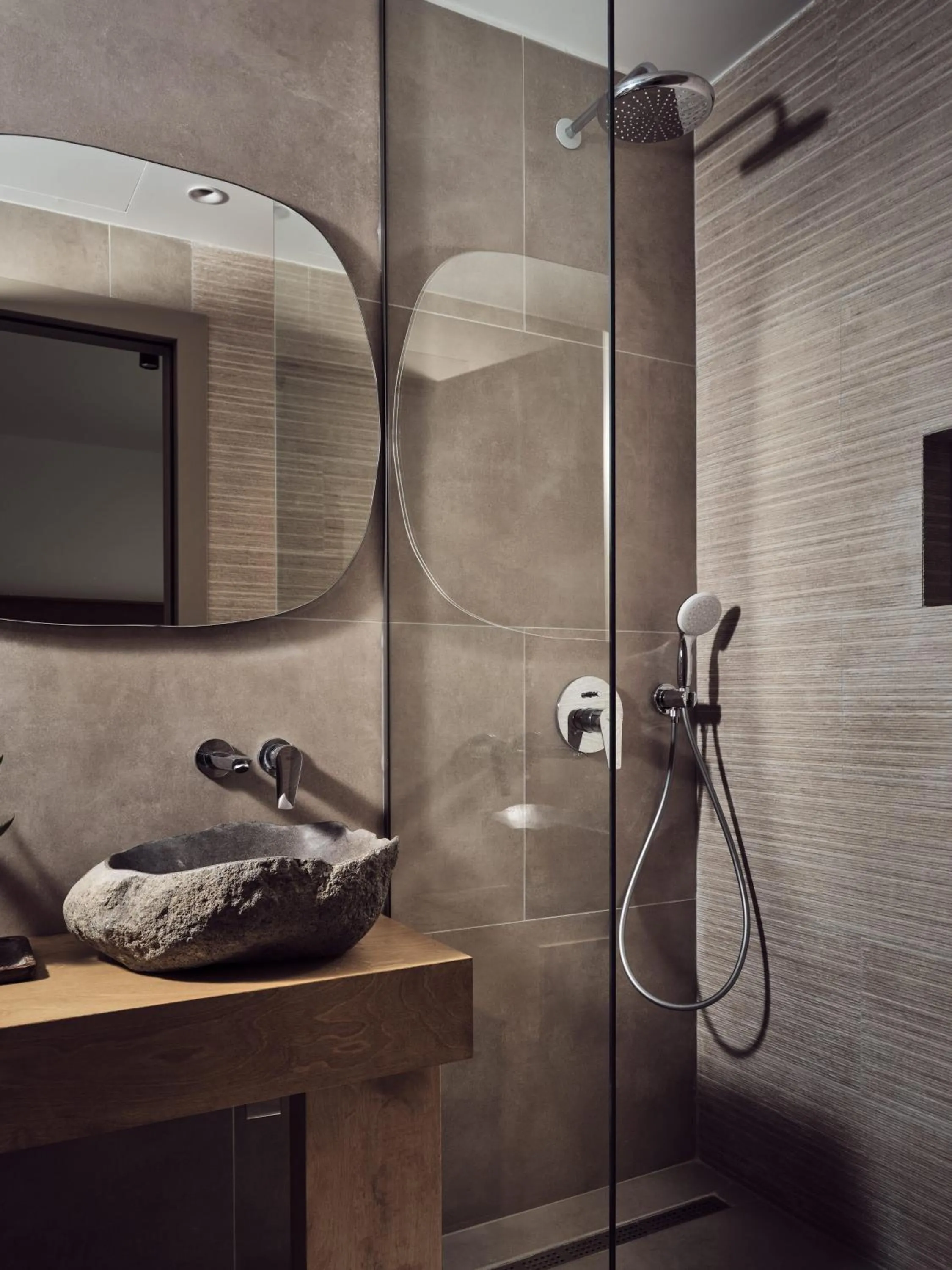 Shower in Estelle Villa, a Flamboyant Escape with Pool, By ThinkVilla