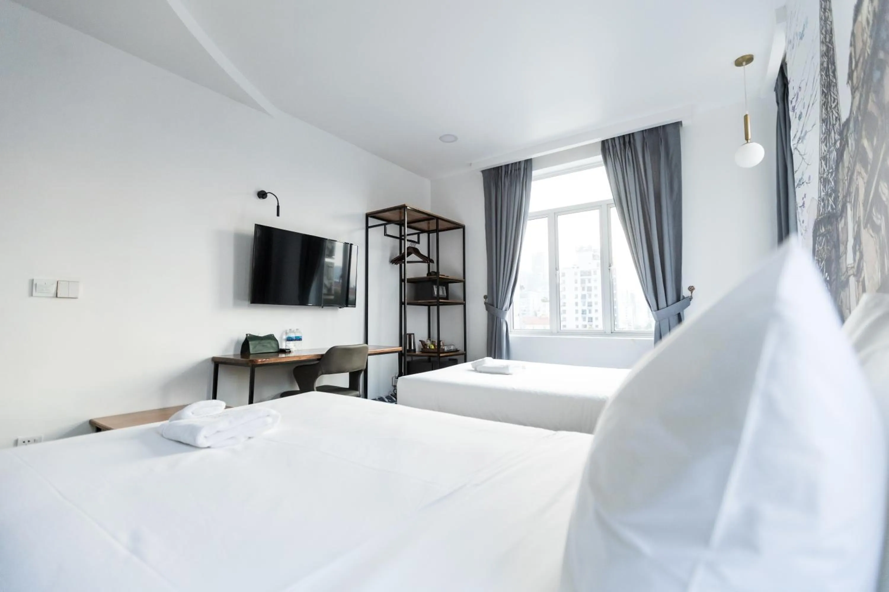 Bedroom, Bed in Times Hotel at Bassac Lane