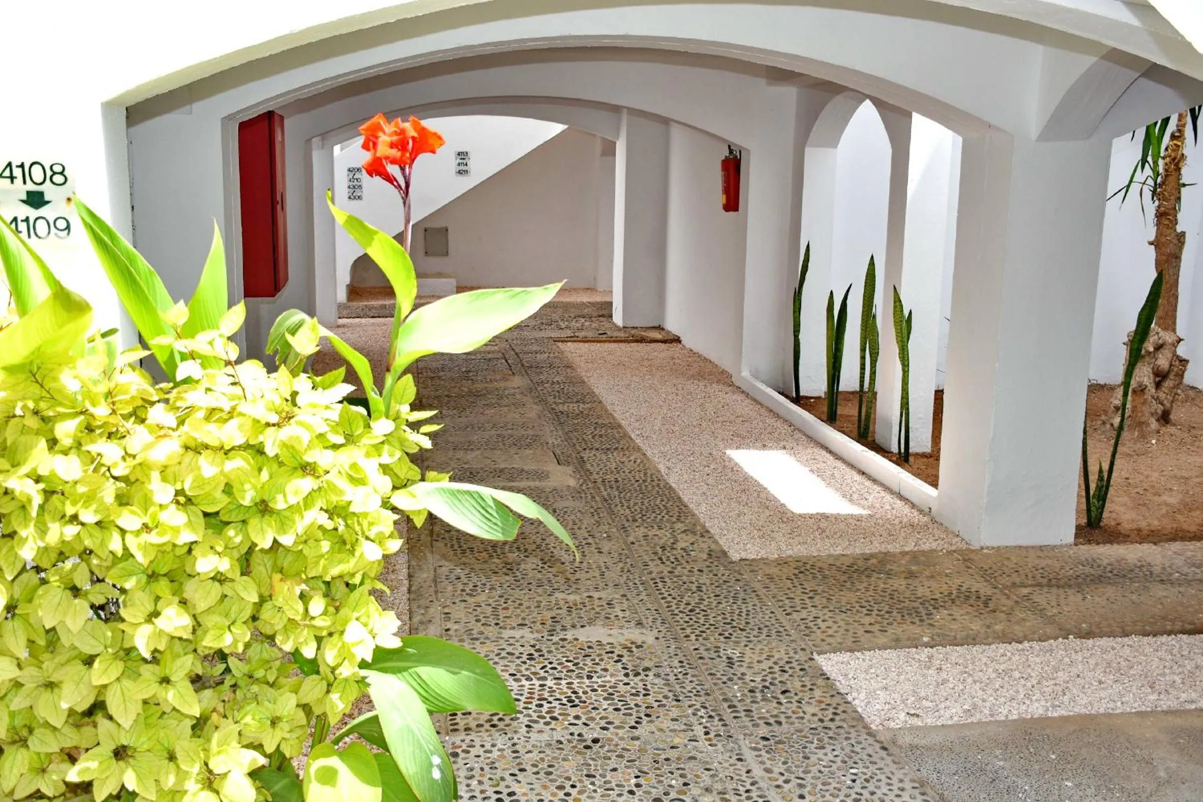 Garden in Appart-Hôtel Tagadirt