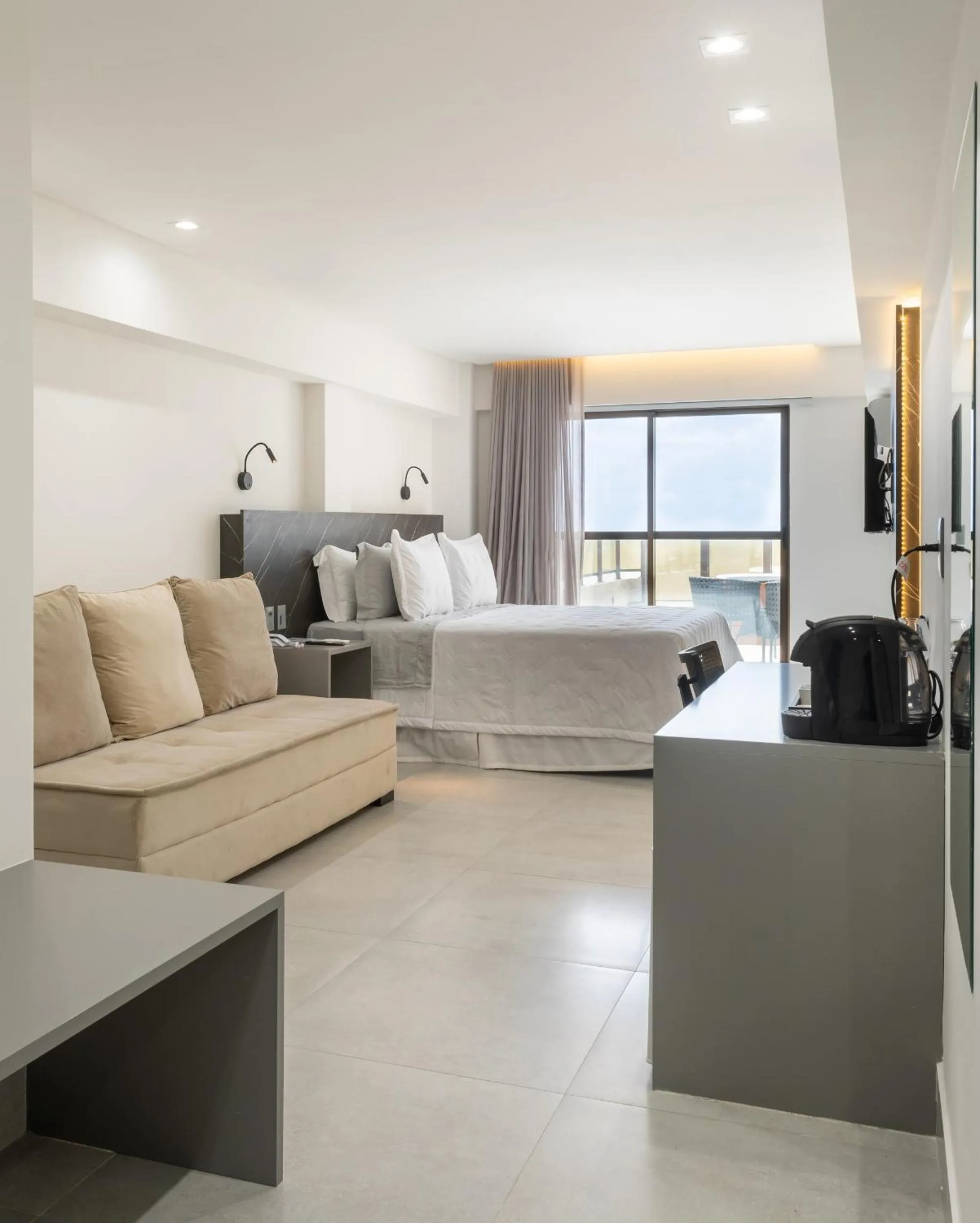 Bed in Slaviero João Pessoa