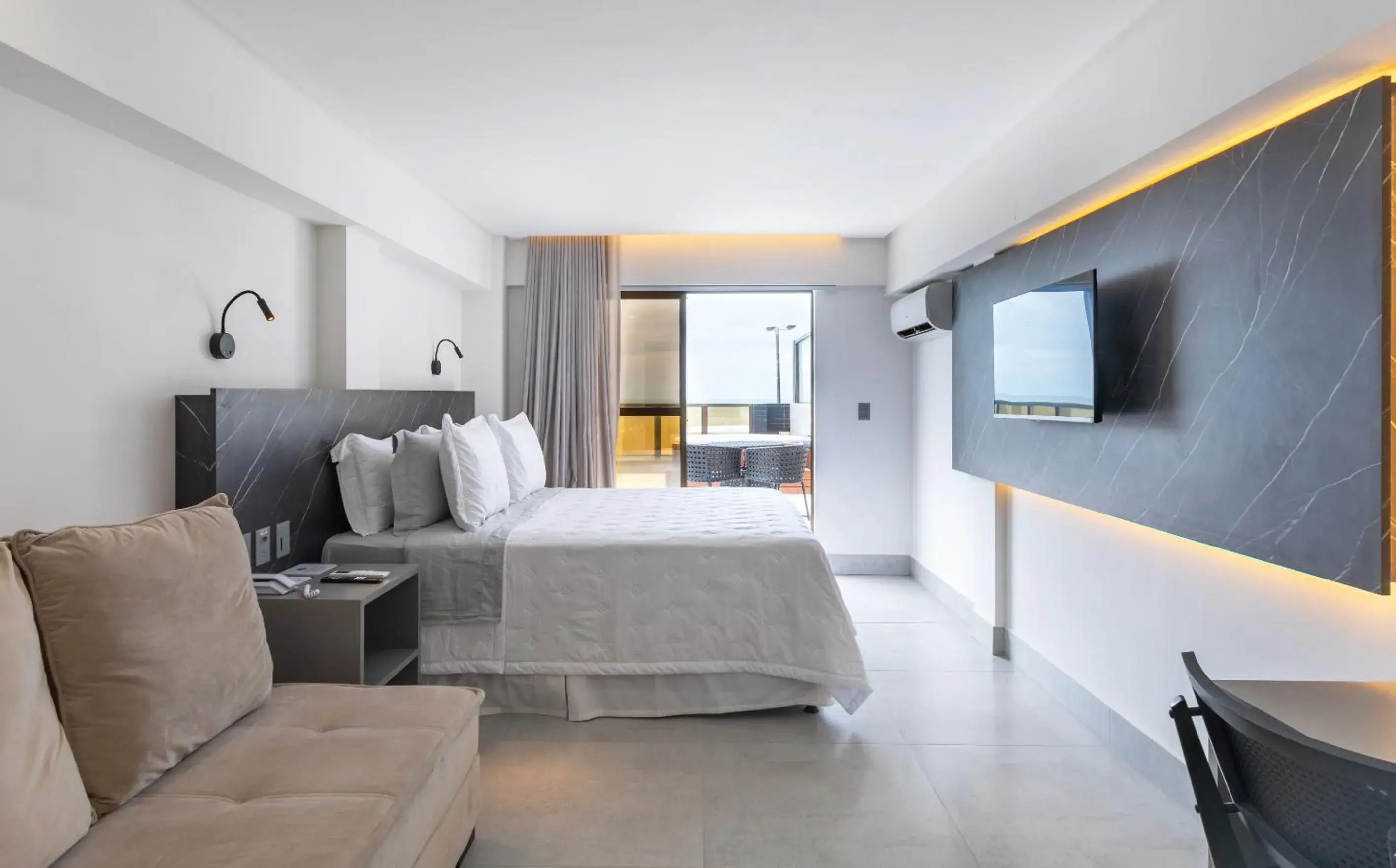 Bed in Slaviero João Pessoa Bed in Slaviero João Pessoa