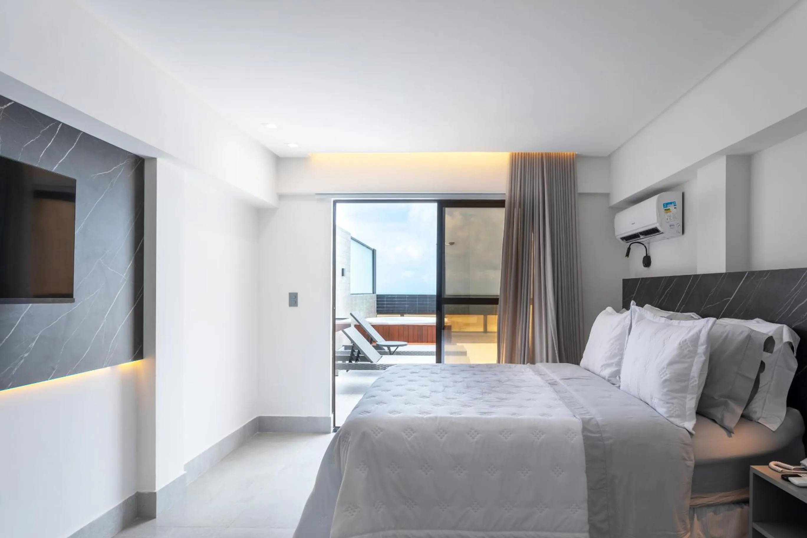 Bed in Slaviero João Pessoa