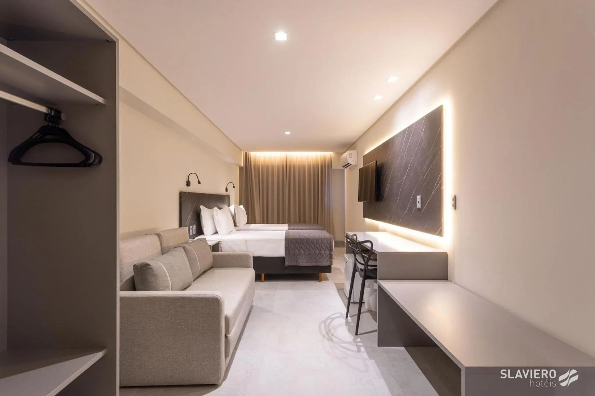 Bed in Slaviero João Pessoa