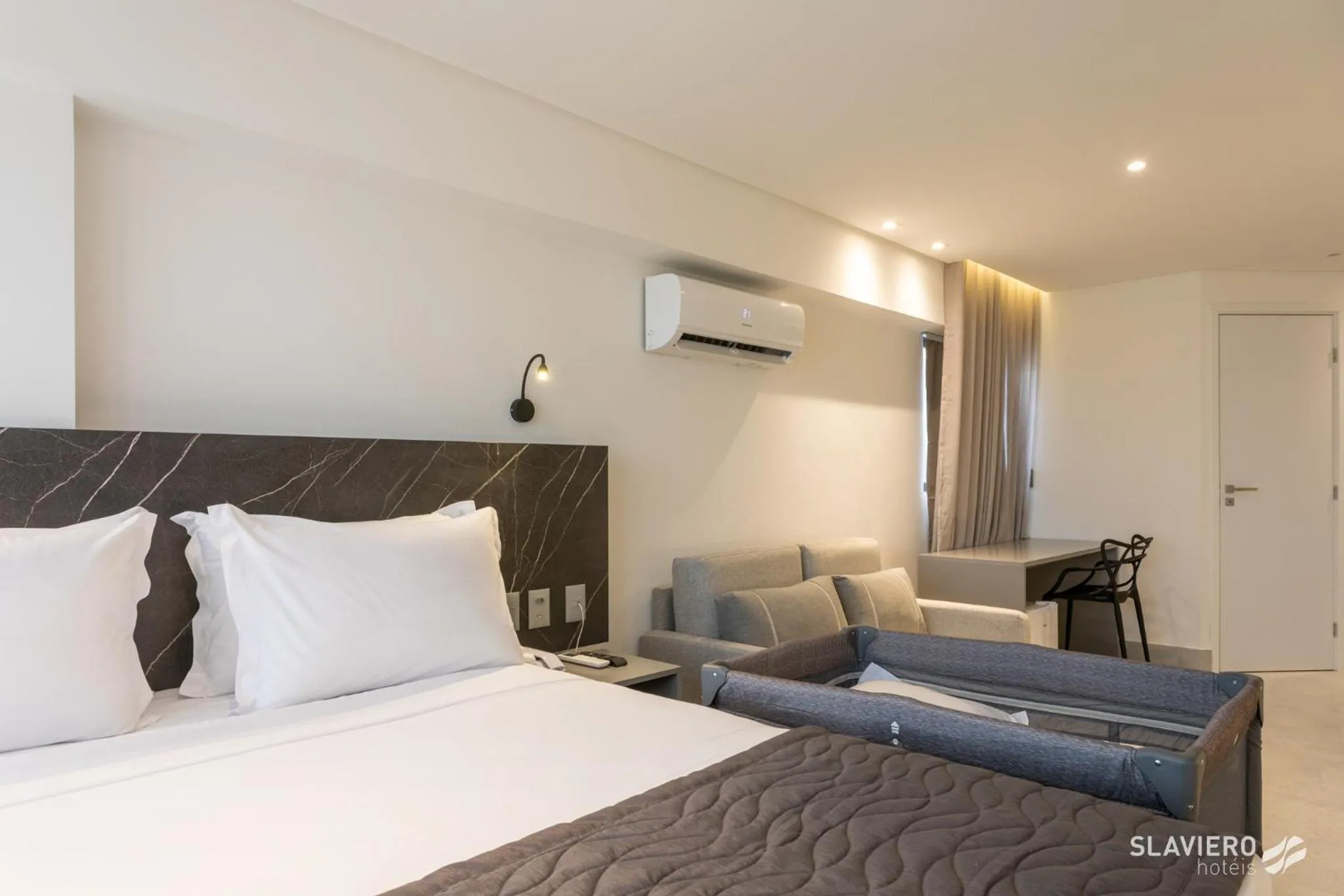 Bed in Slaviero João Pessoa