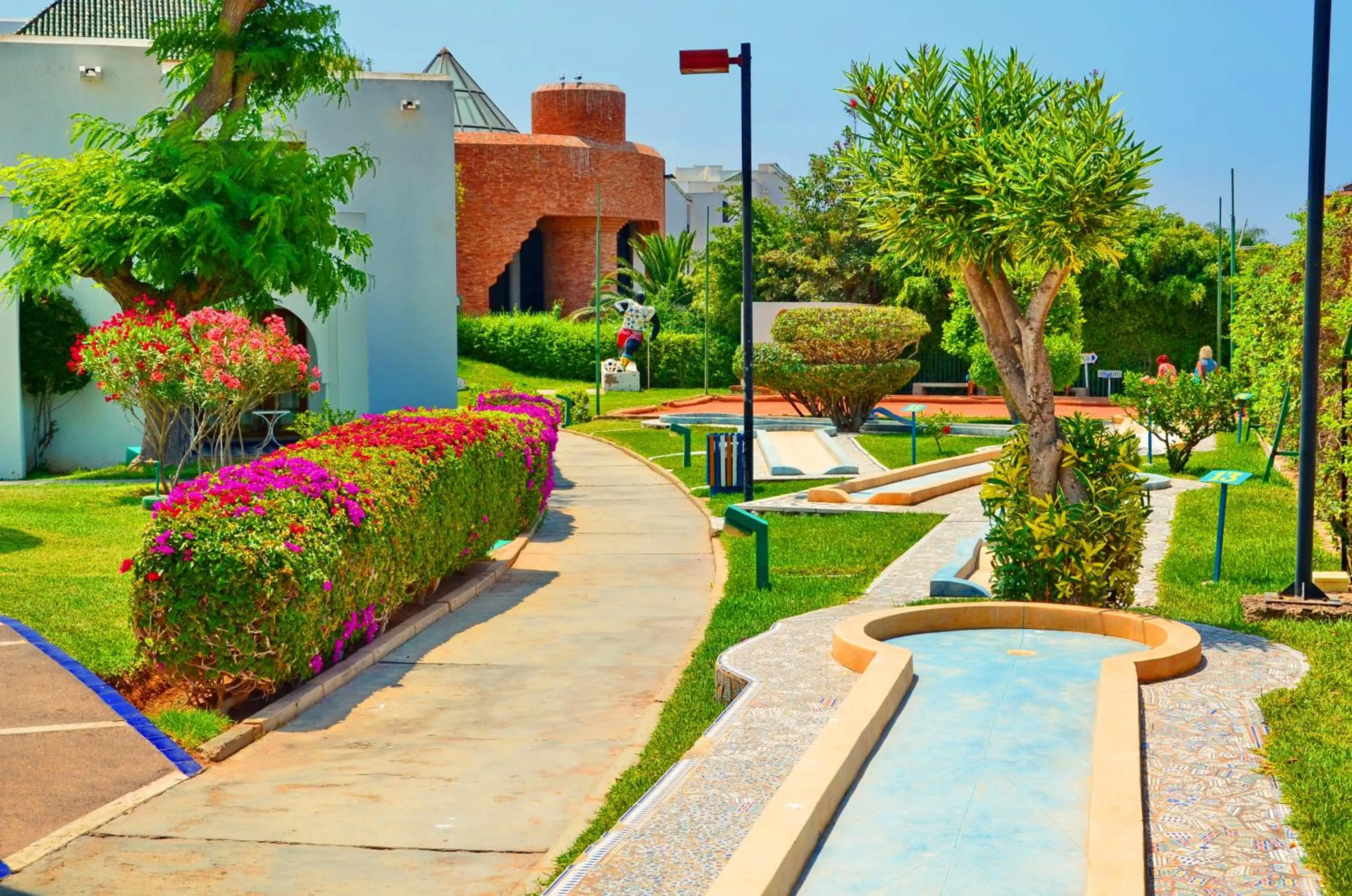 Natural landscape in El Pueblo Tamlelt