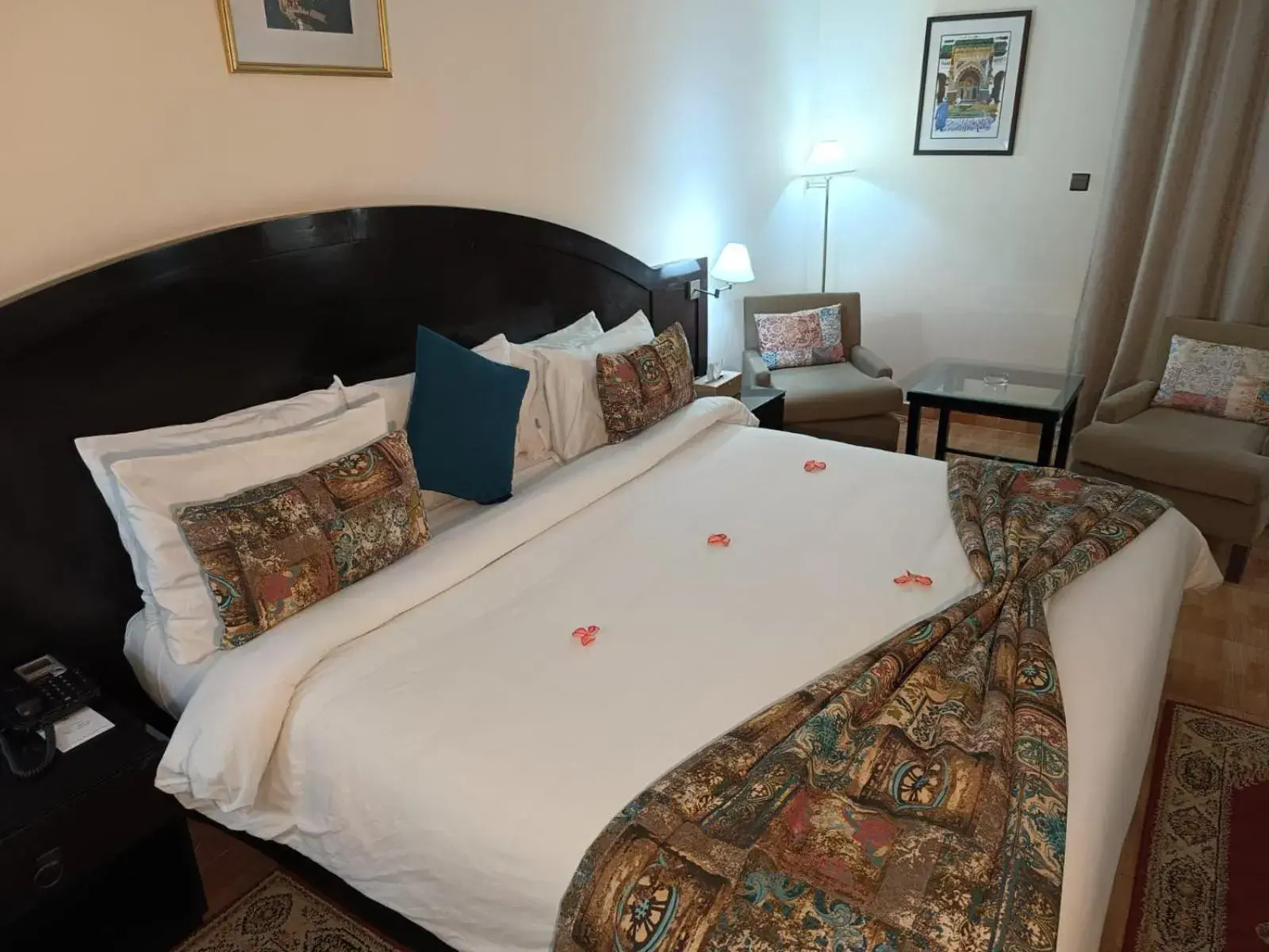 Bed in Royal Mirage Fes Hotel Bed in Royal Mirage Fes Hotel