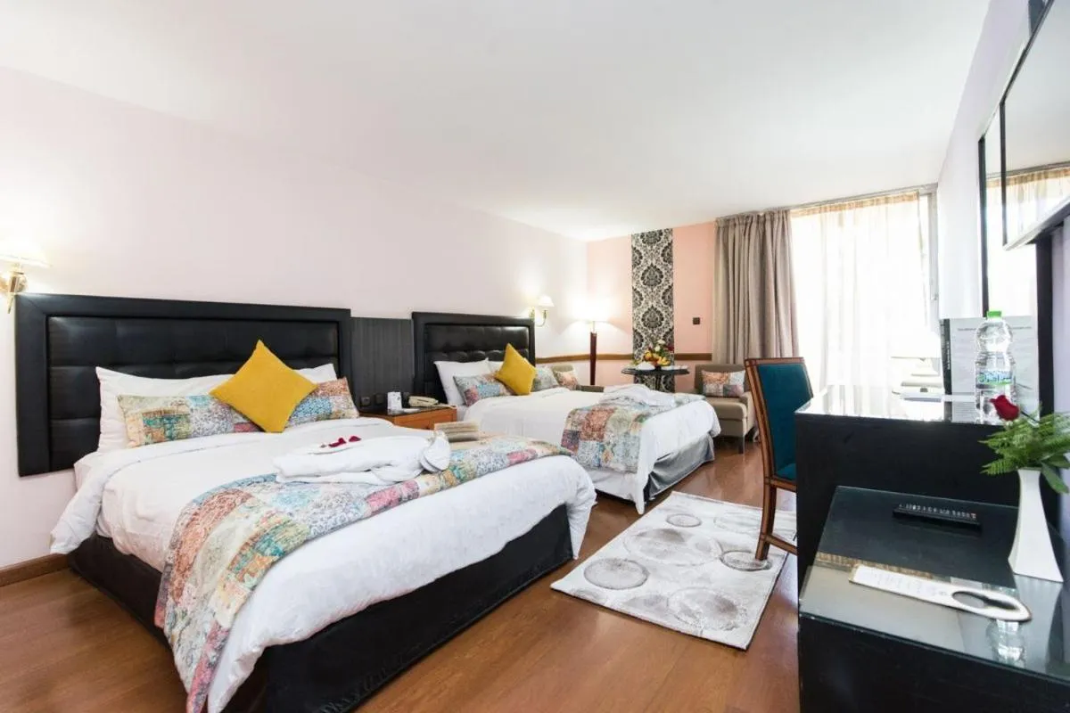 Bed in Royal Mirage Fes Hotel