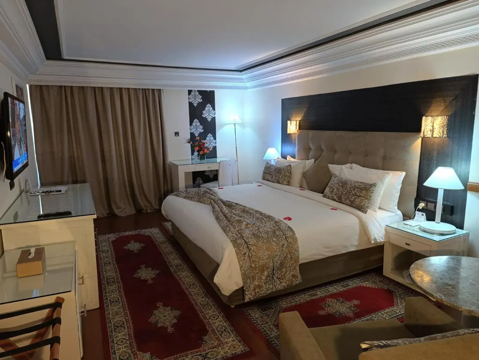 Bed in Royal Mirage Fes Hotel Bed in Royal Mirage Fes Hotel