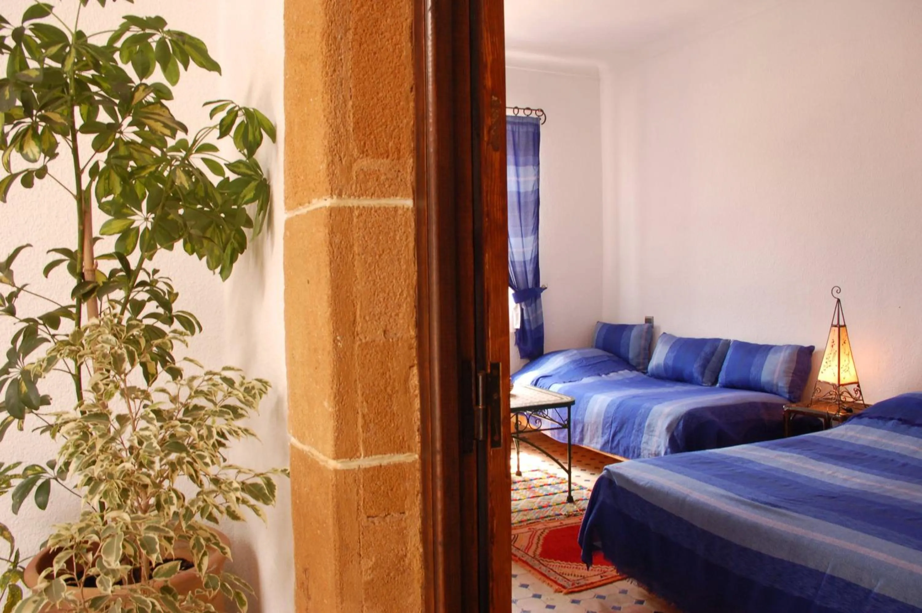 Patio, Bed in Riad Le Grand Large