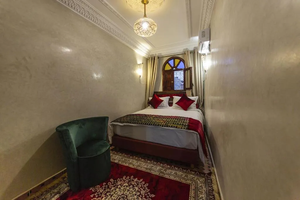 Bed in Riad Maison Belbaraka