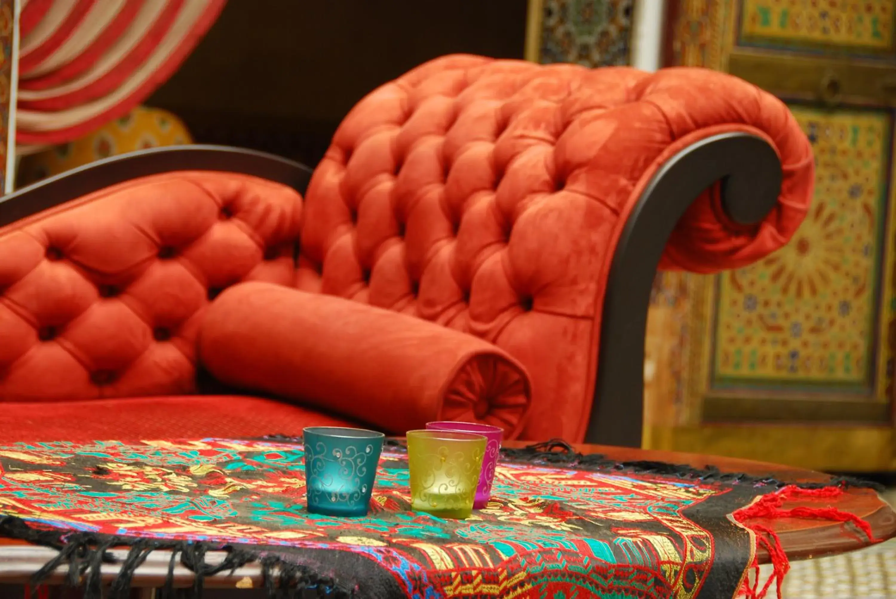 Lobby or reception in Riad El Ghalia Lobby or reception in Riad El Ghalia