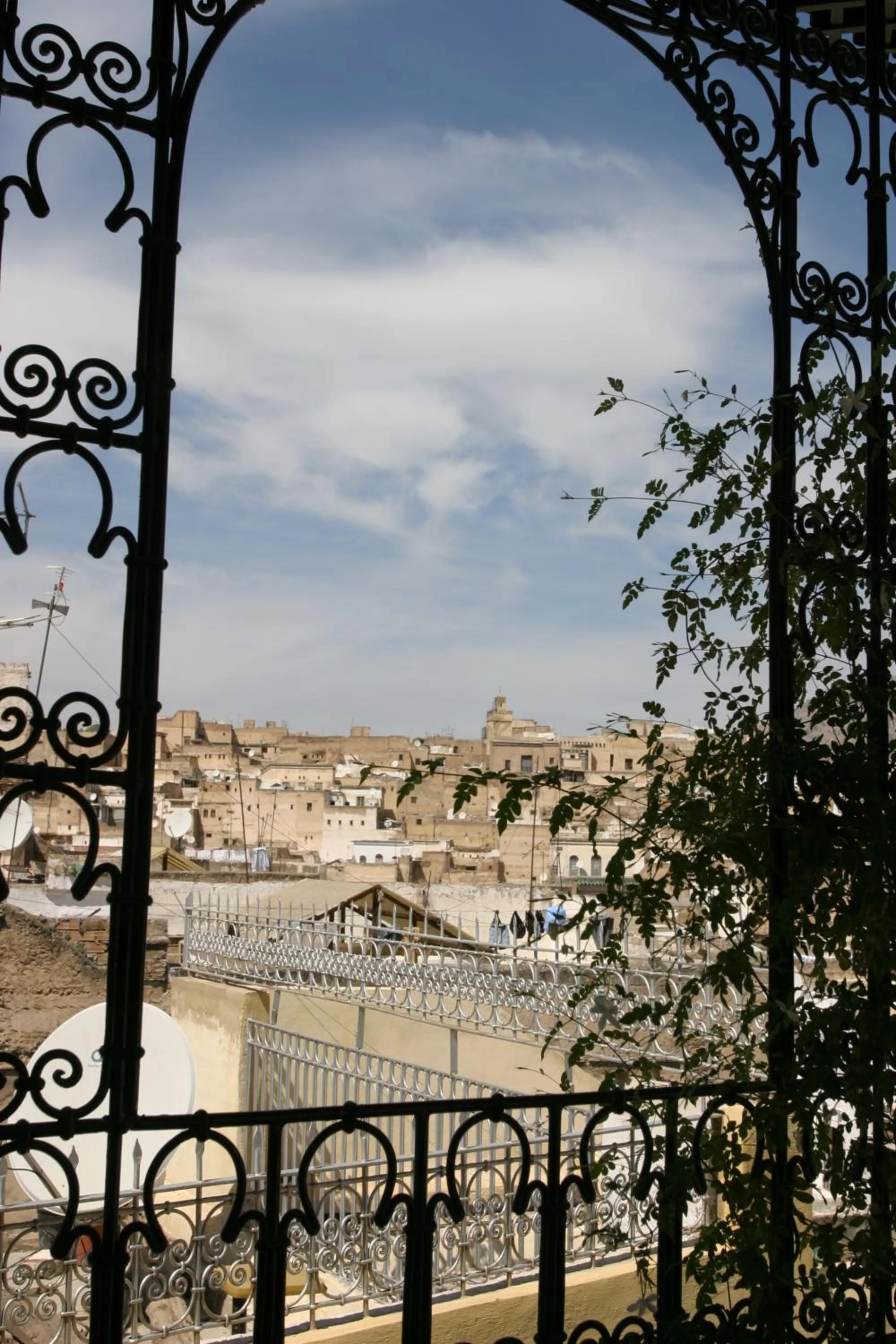 Facade/entrance in Riad El Ghalia