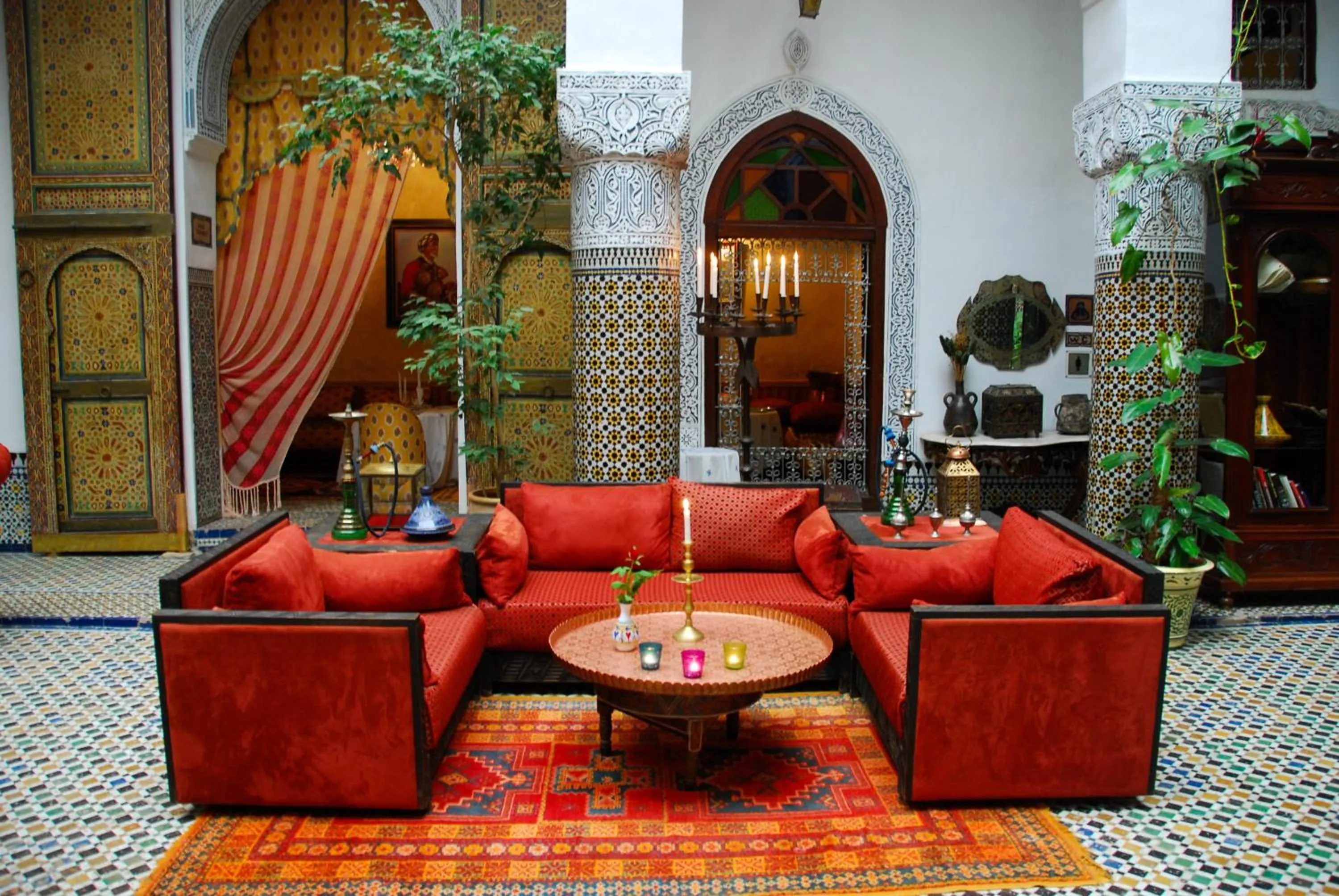 Lobby or reception in Riad El Ghalia