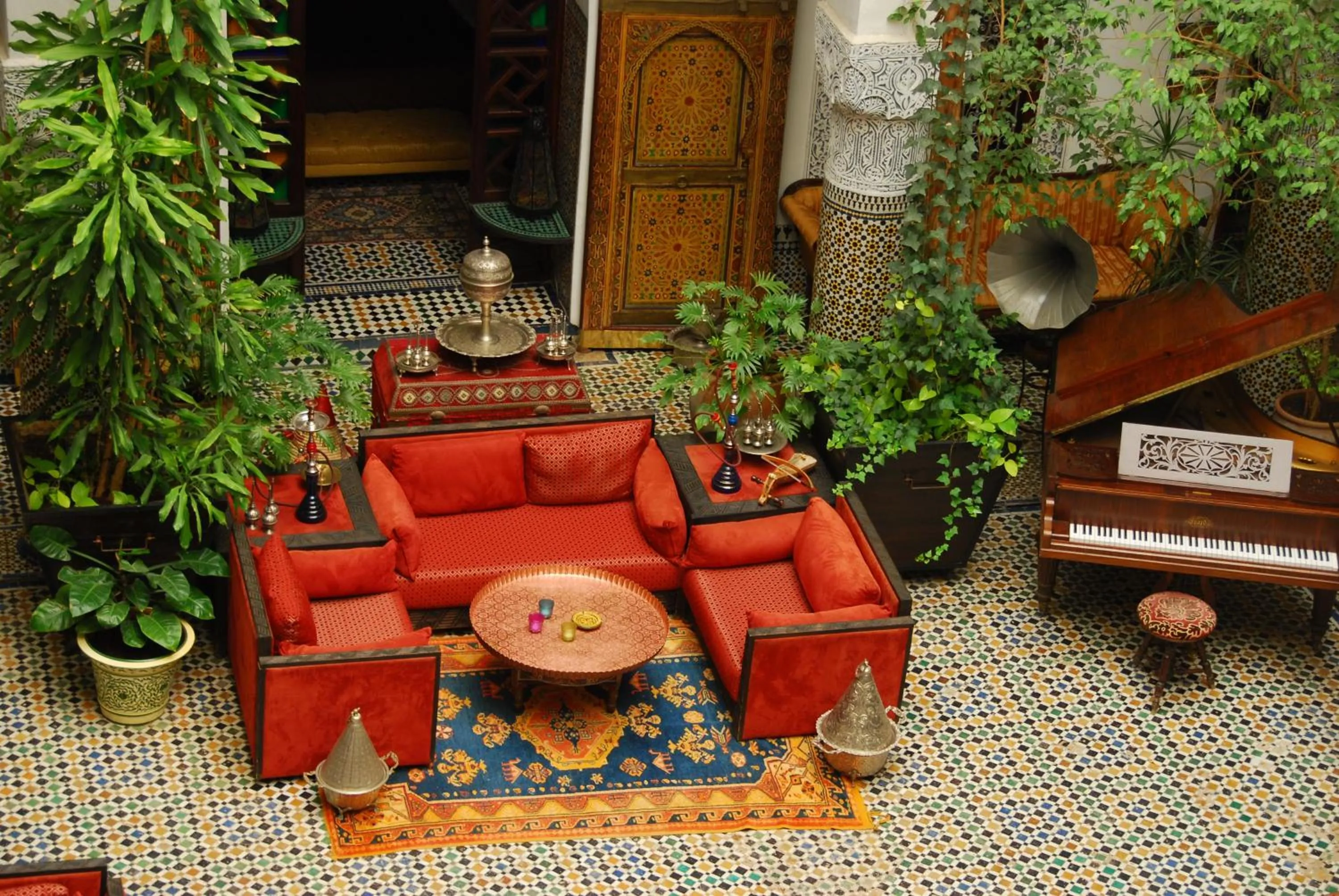 Lobby or reception in Riad El Ghalia