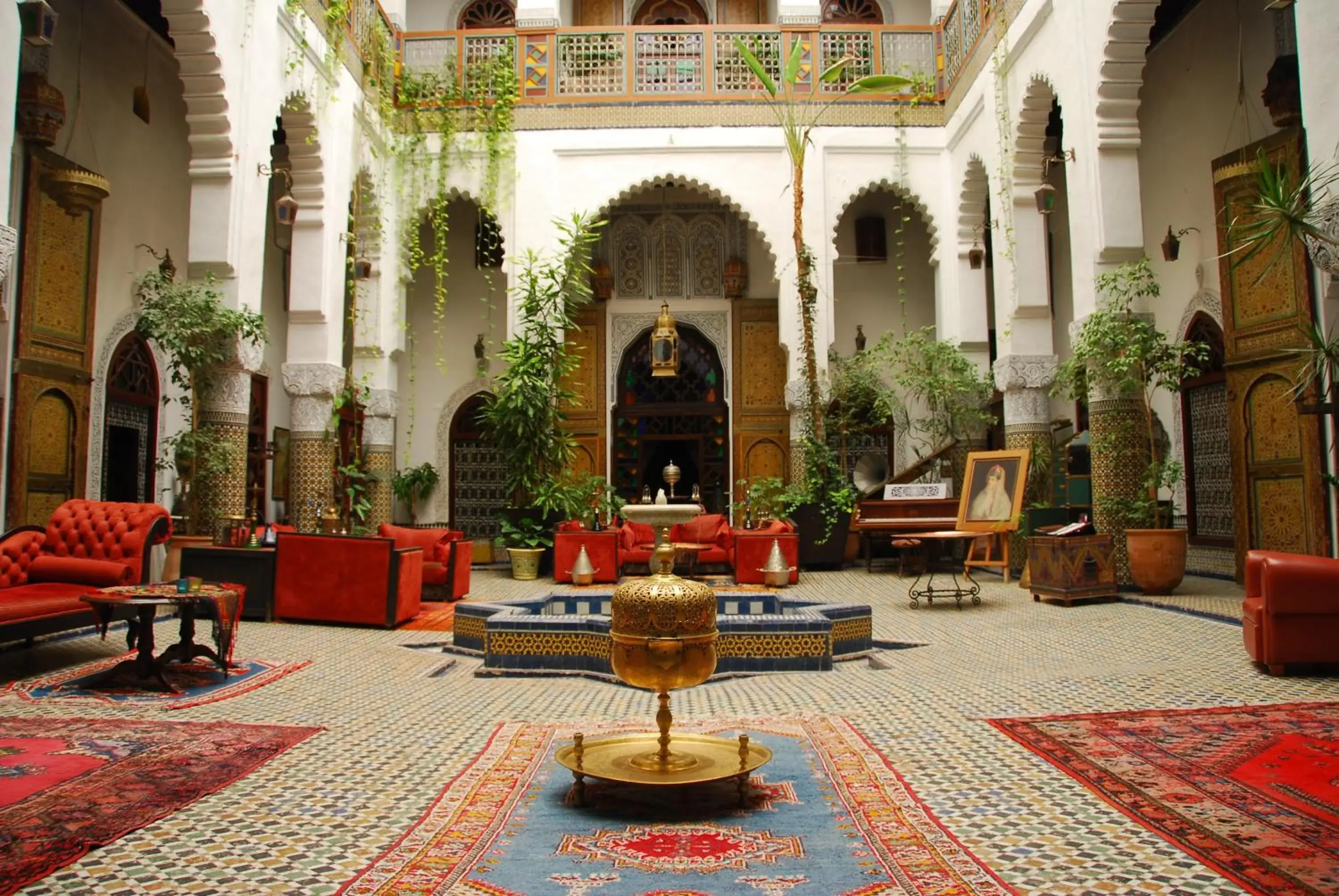 Lobby or reception in Riad El Ghalia Lobby or reception in Riad El Ghalia