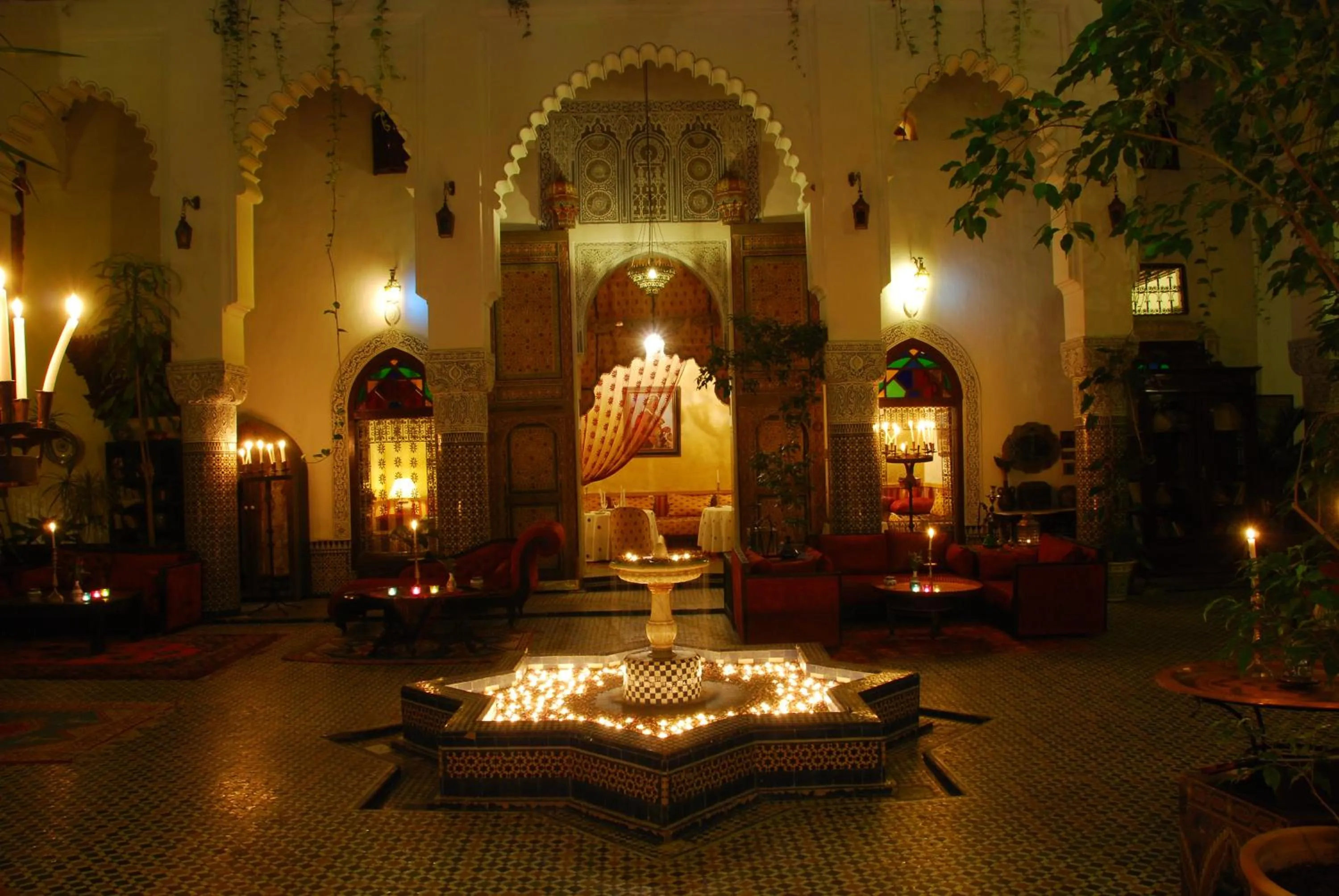 Lobby or reception in Riad El Ghalia