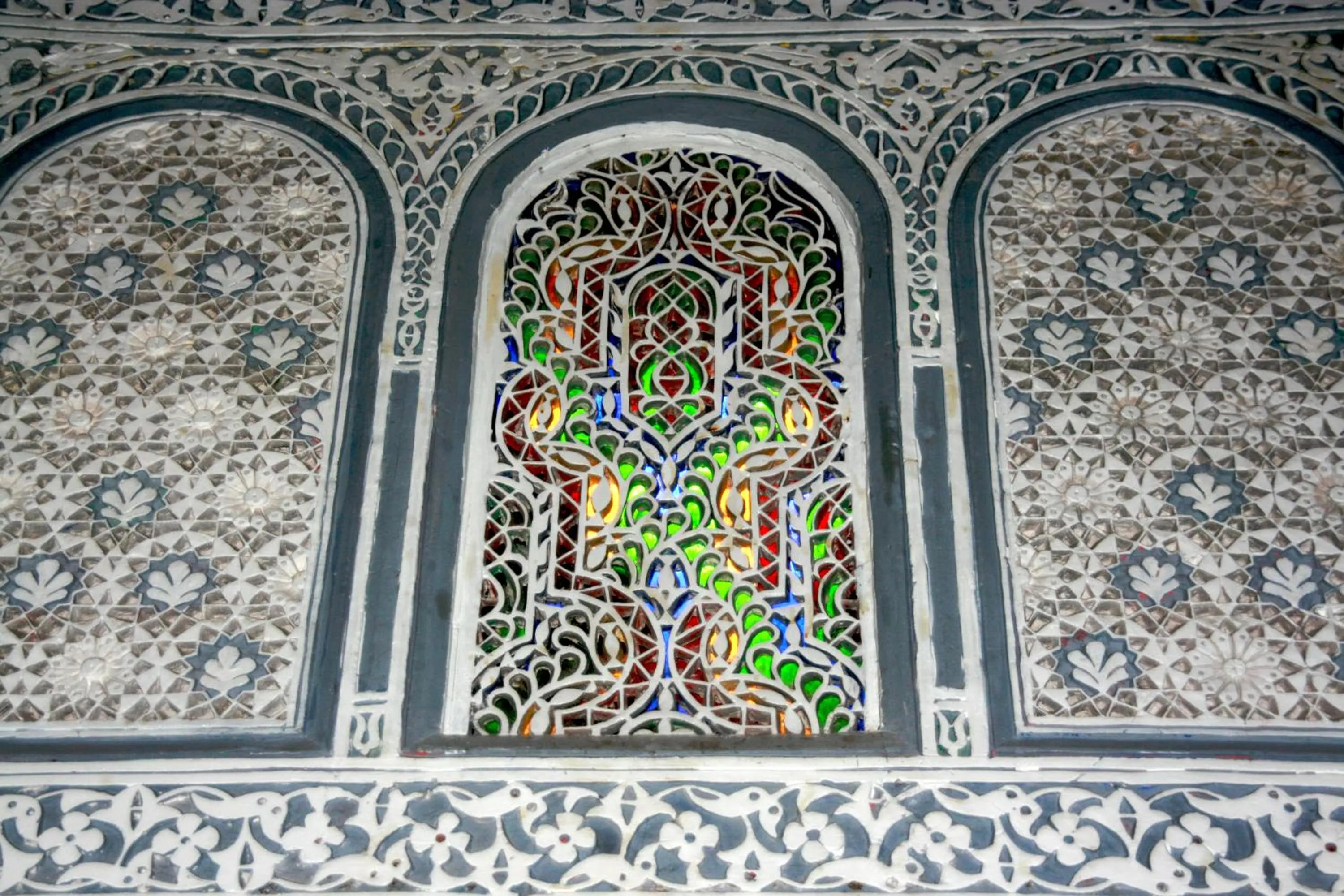 Decorative detail in Riad El Ghalia