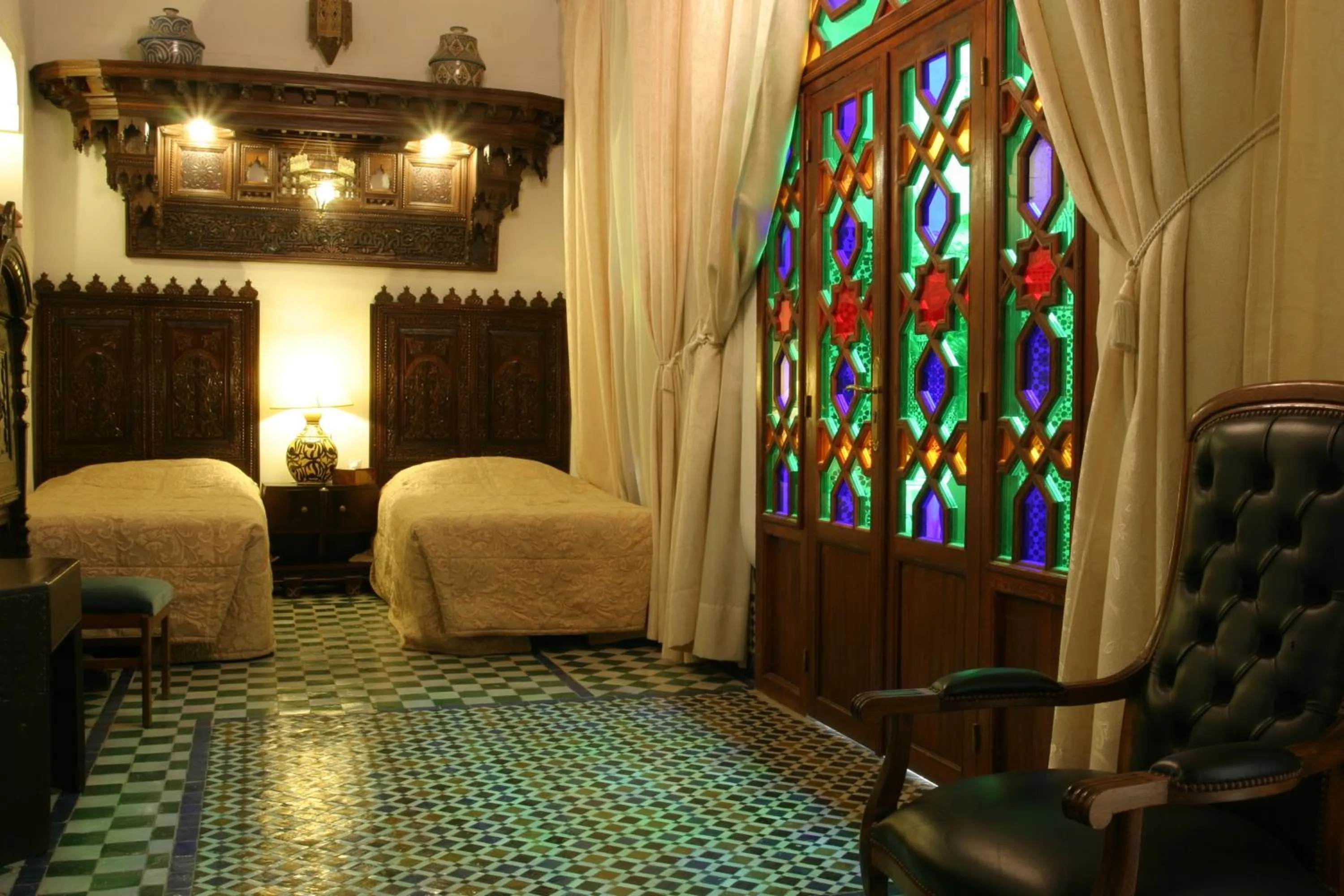 Bed in Riad El Ghalia