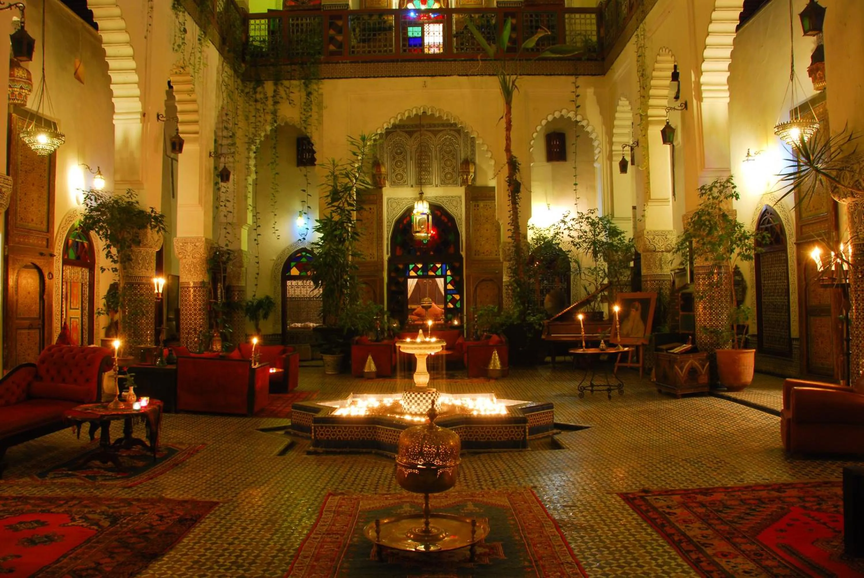 Lobby or reception in Riad El Ghalia