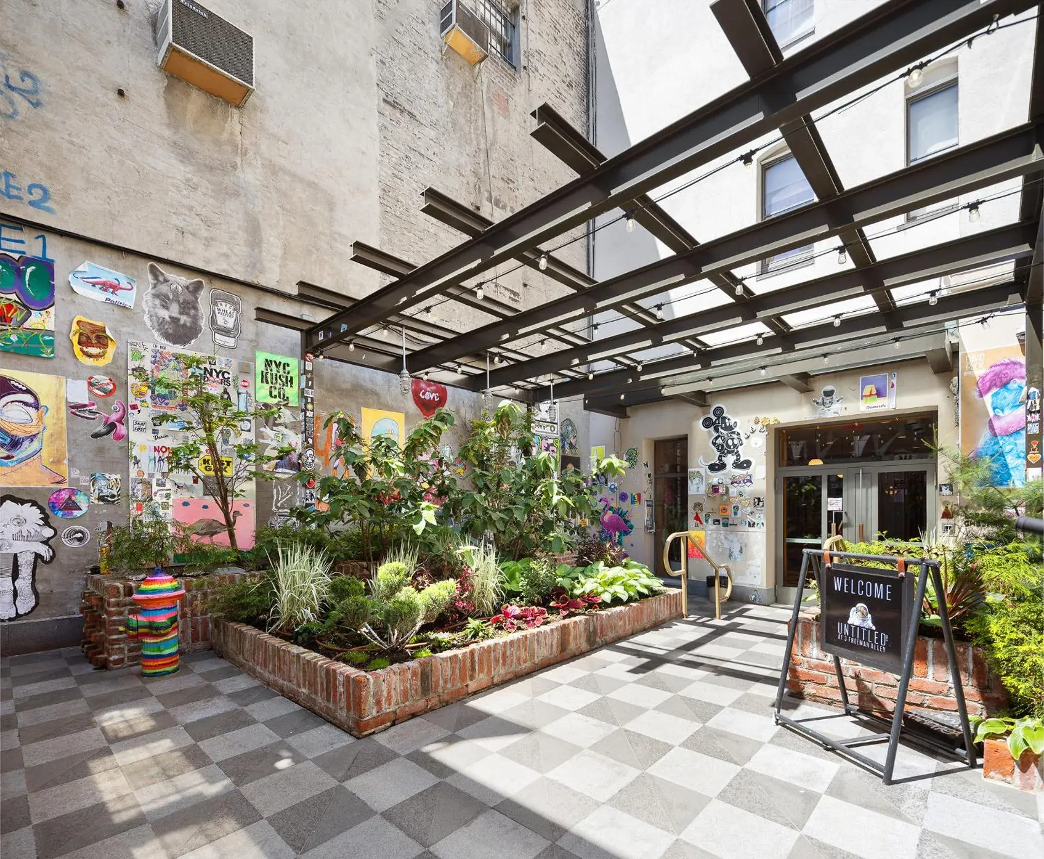 Facade/entrance in UNTITLED at 3 Freeman Alley Facade/entrance in UNTITLED at 3 Freeman Alley