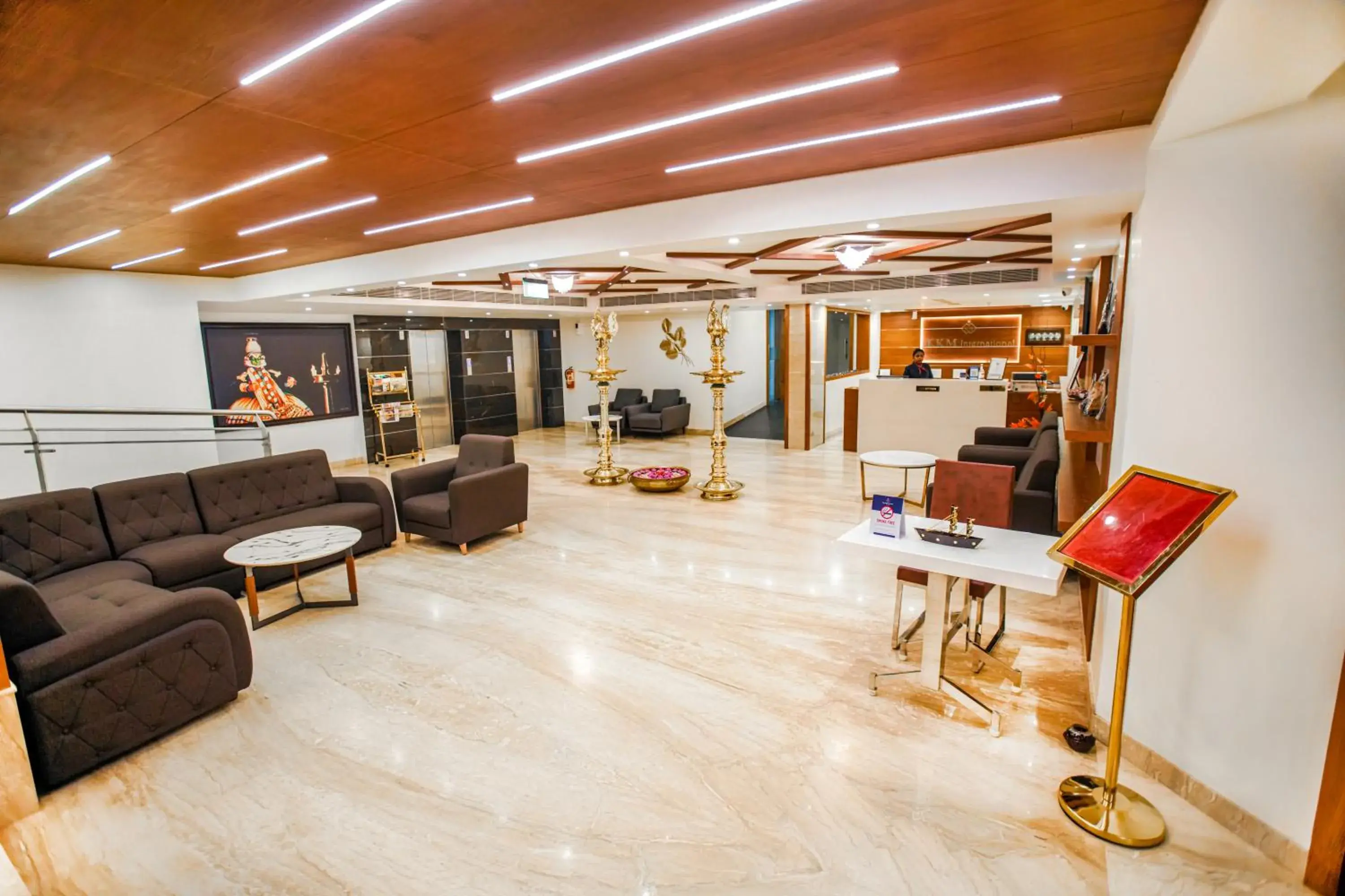Lobby or reception in KKM INTERNATIONAL Lobby or reception in KKM INTERNATIONAL