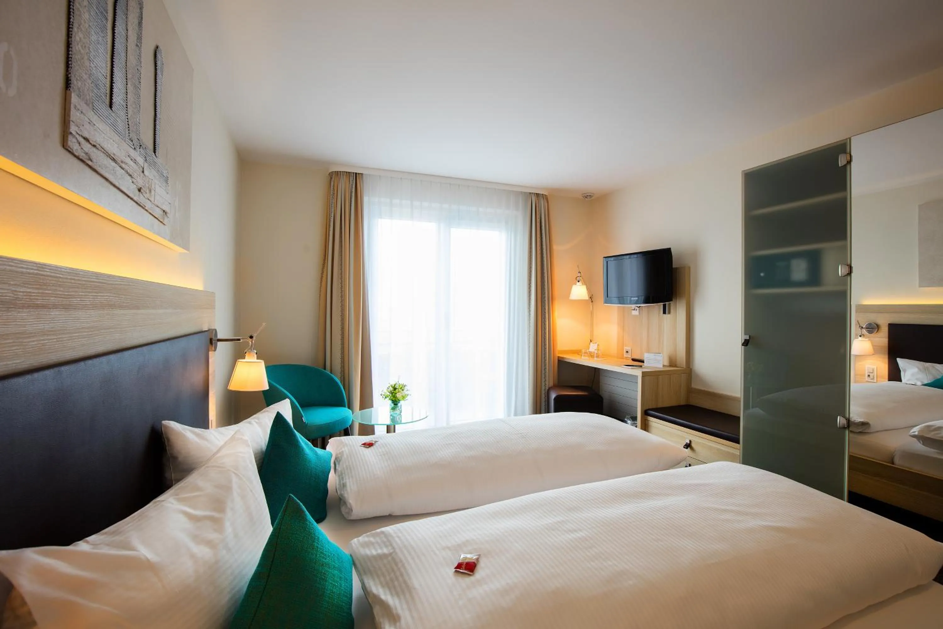 Bed in Hotel Oberland