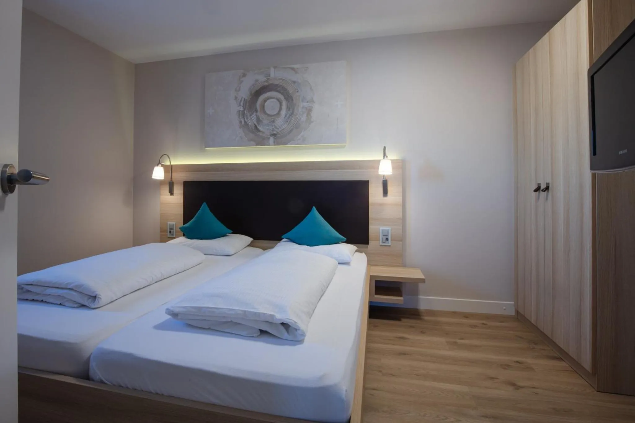 Bed in Hotel Oberland