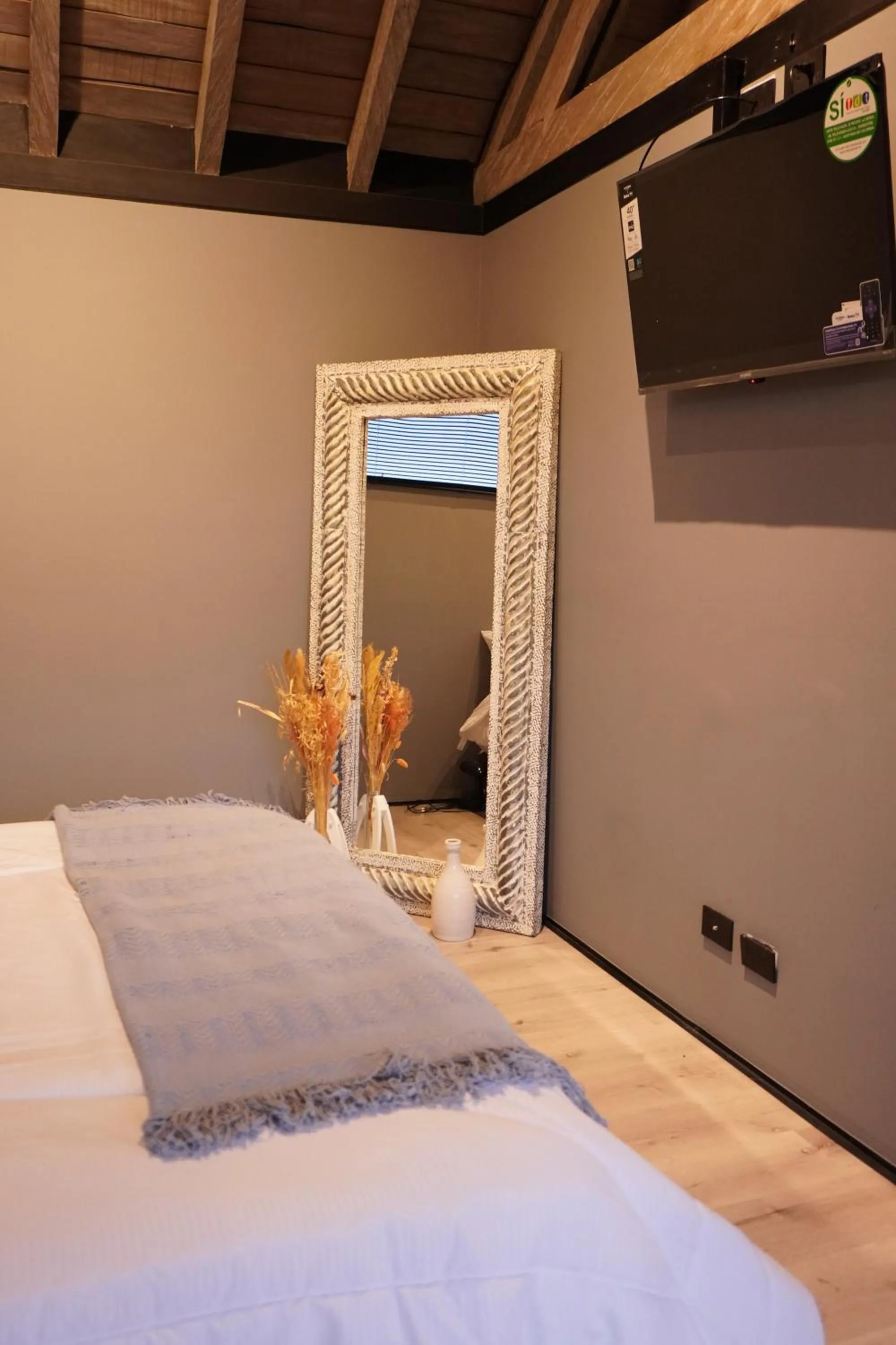 Bed in Cumbres Luxury Glamping