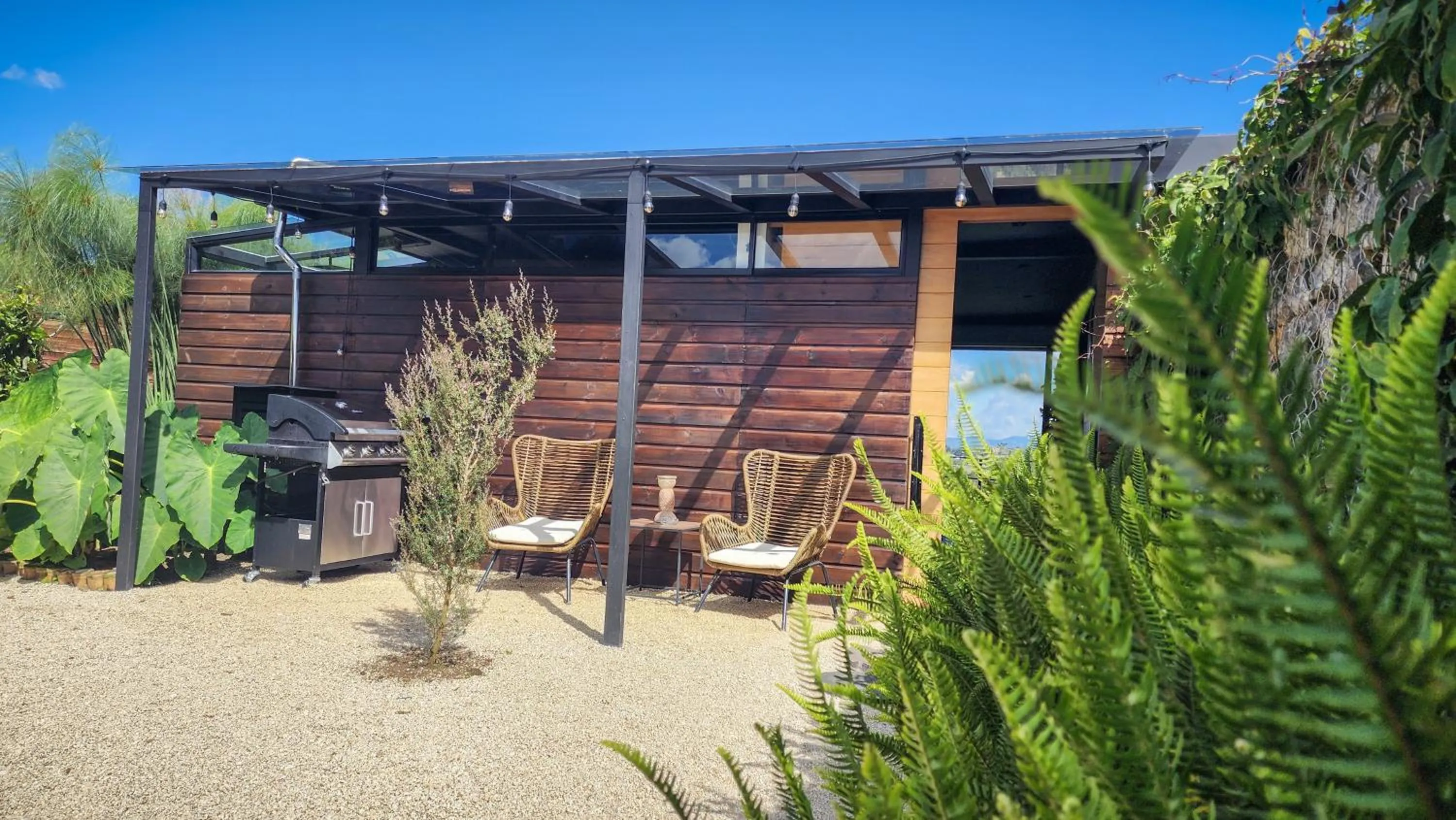 BBQ facilities in Cumbres Luxury Glamping