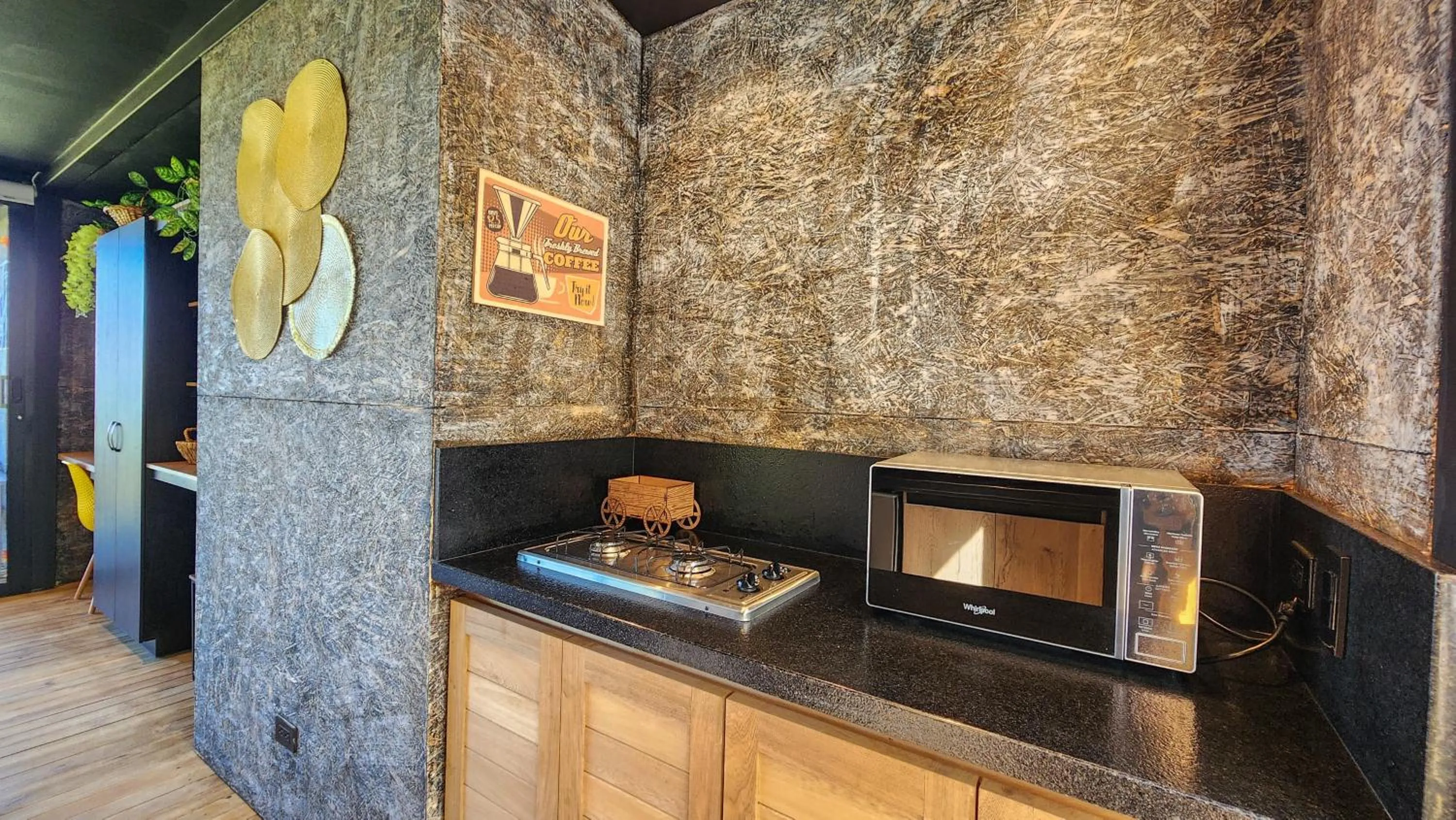 Kitchen or kitchenette in Cumbres Luxury Glamping