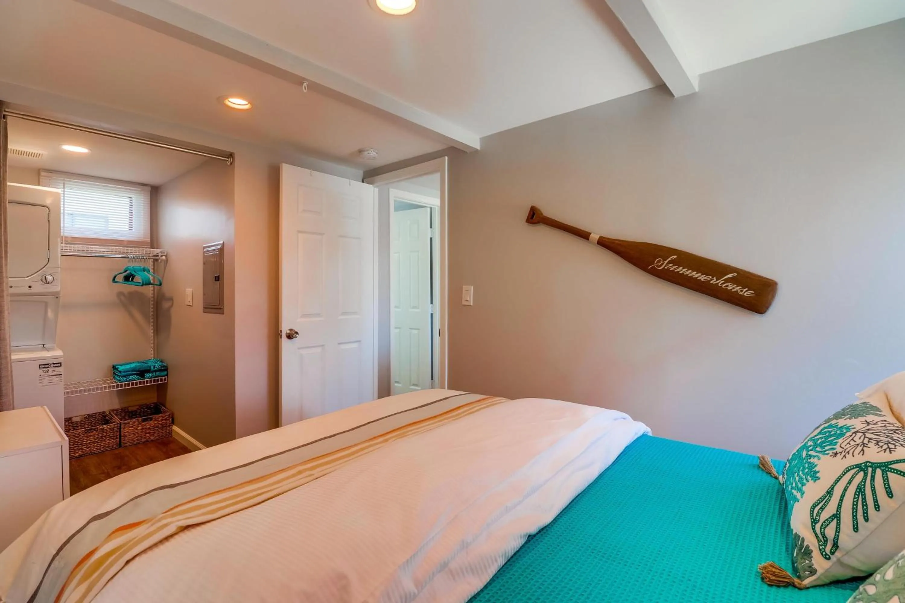 Bed in Bette's Bungalow