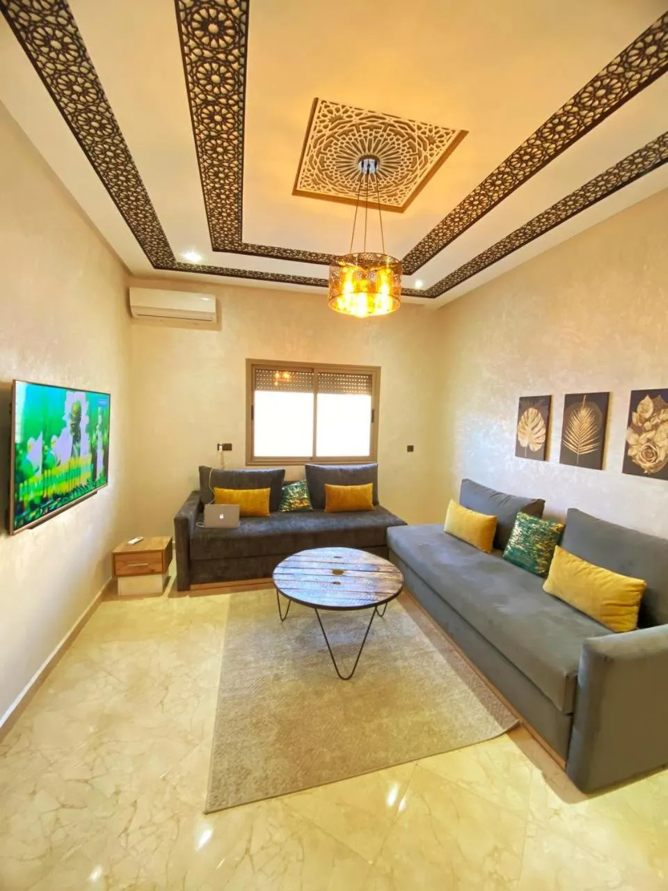 Living room in Appartement calme à Fès