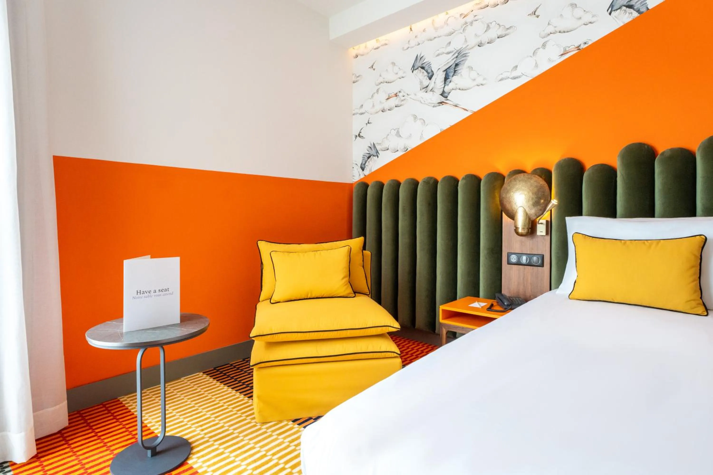 Bed in Mercure Shéhérazade Rabat