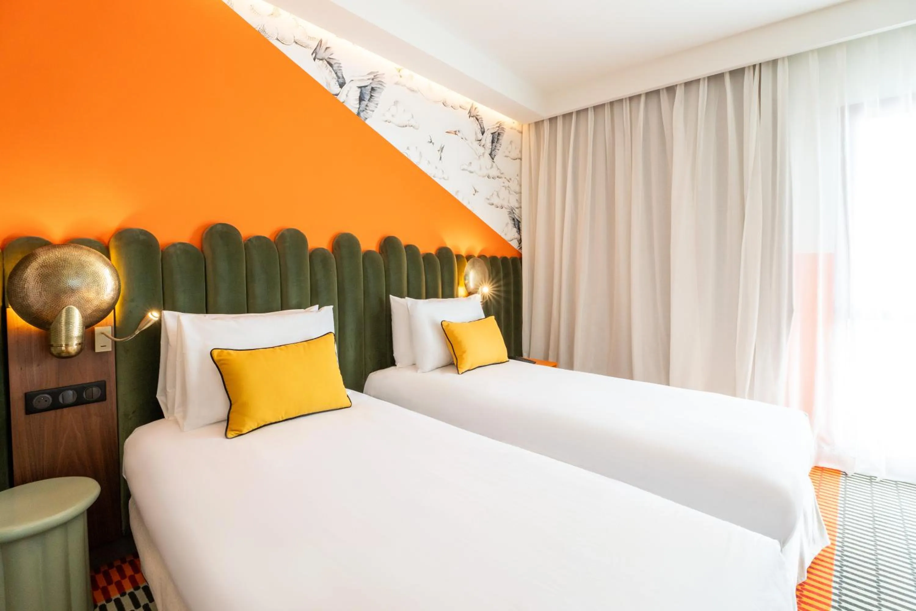 Bed in Mercure Shéhérazade Rabat