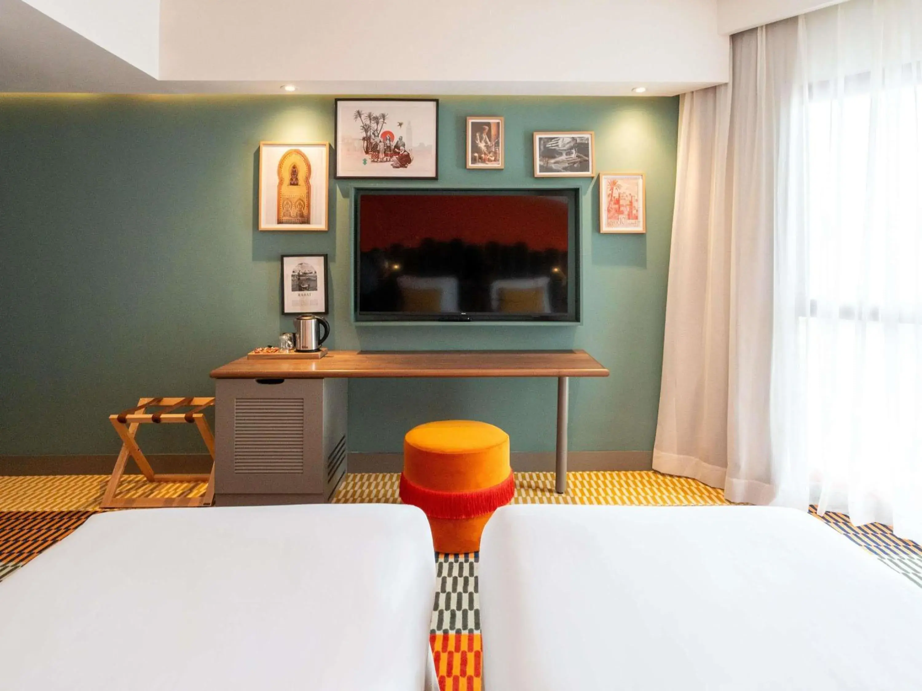 Bedroom, Bed in Mercure Shéhérazade Rabat Bedroom, Bed in Mercure Shéhérazade Rabat