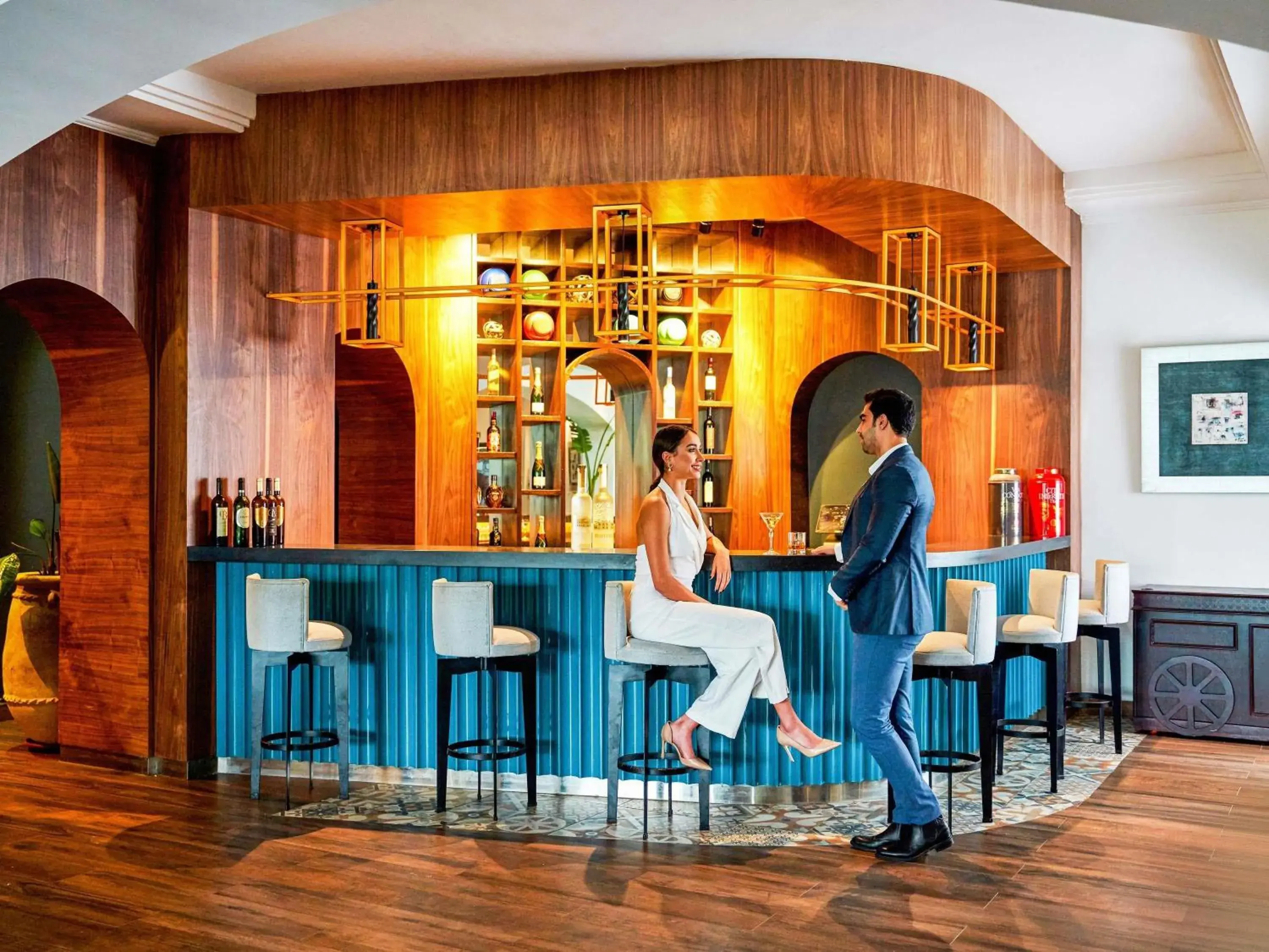 Lounge or bar in Pullman Mazagan Royal Golf & Spa Lounge or bar in Pullman Mazagan Royal Golf & Spa