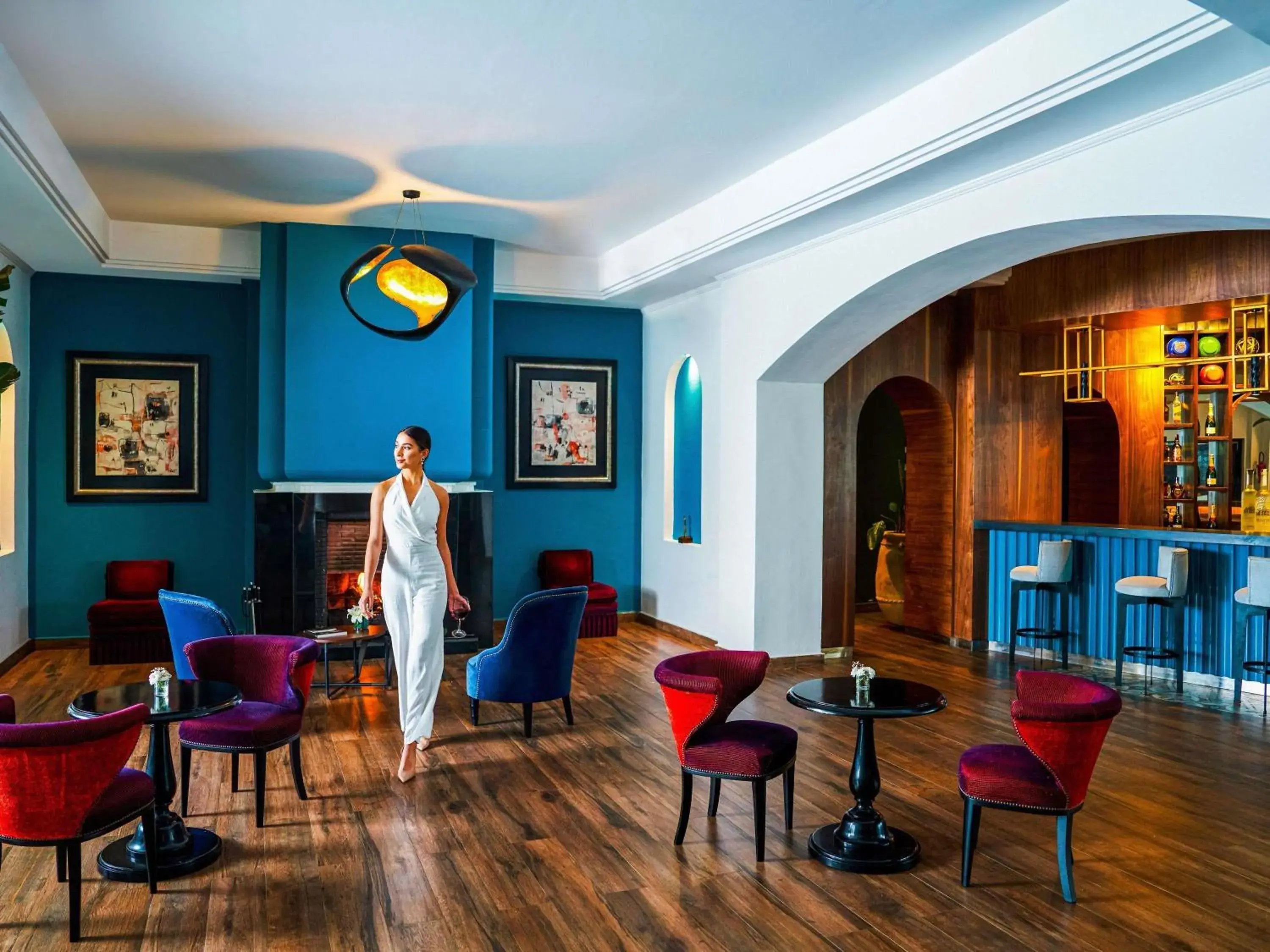 Lounge or bar in Pullman Mazagan Royal Golf & Spa Lounge or bar in Pullman Mazagan Royal Golf & Spa