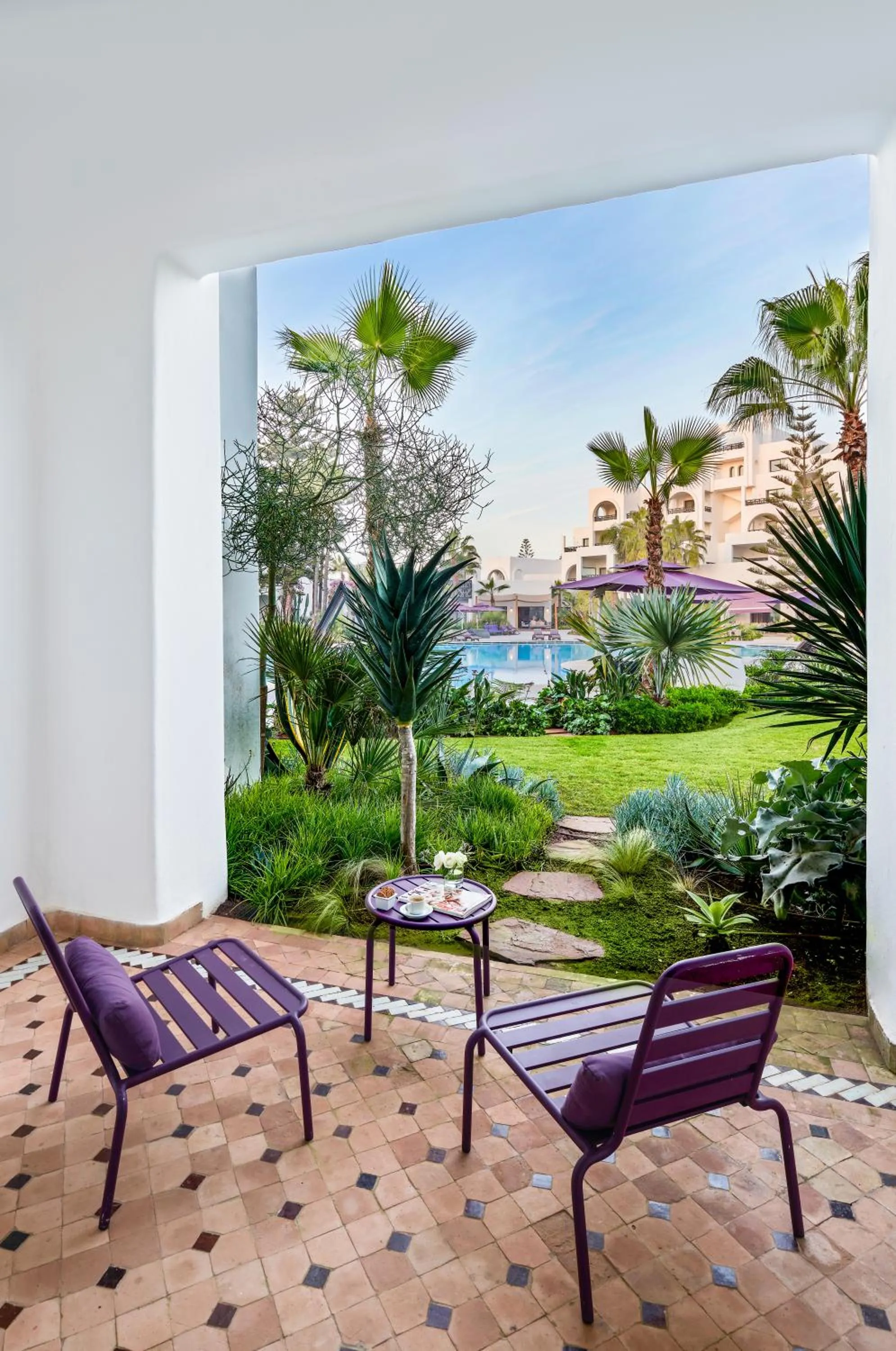 Patio in Pullman Mazagan Royal Golf & Spa