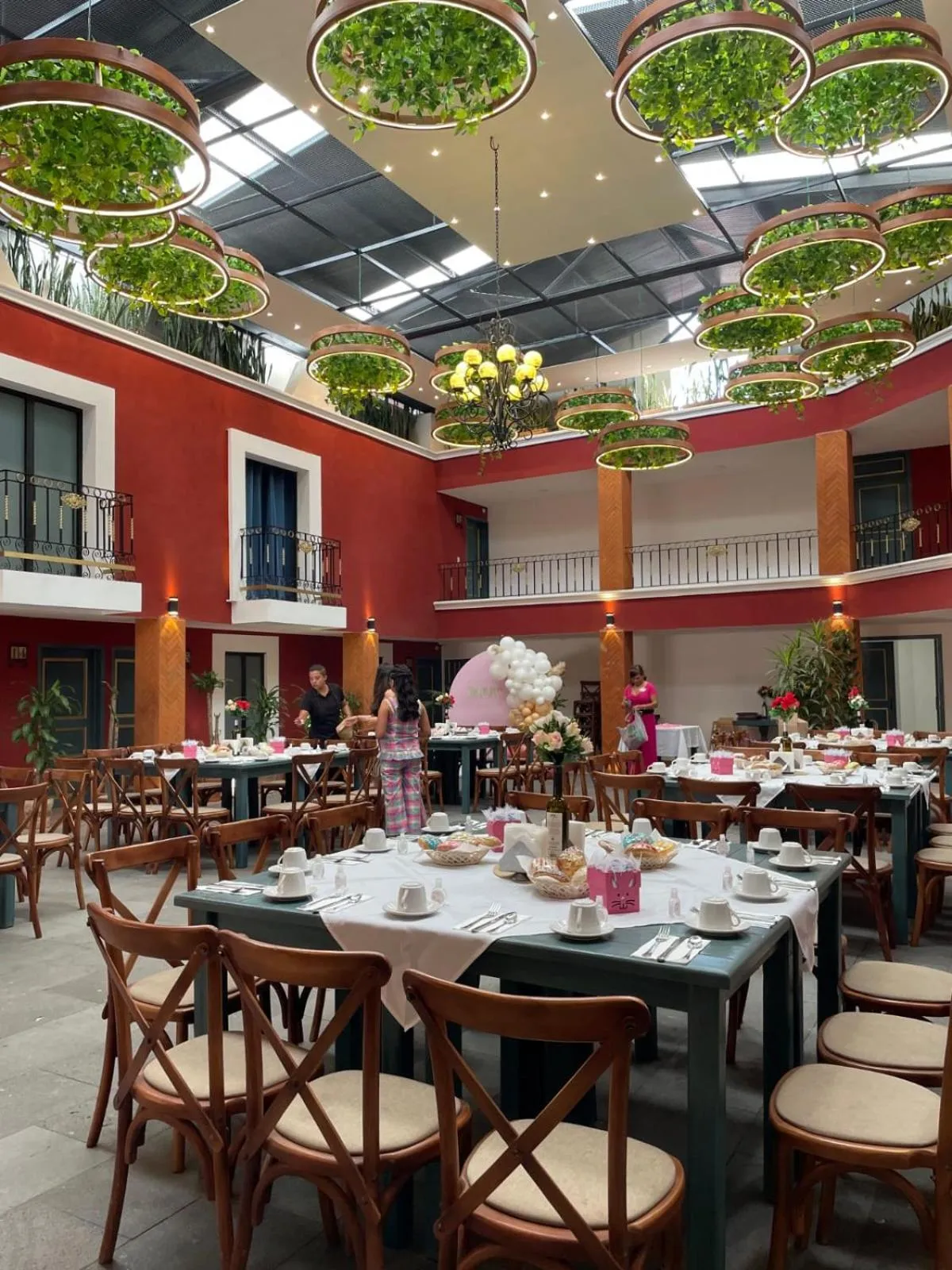 Patio in Hotel Casa Real Cholula