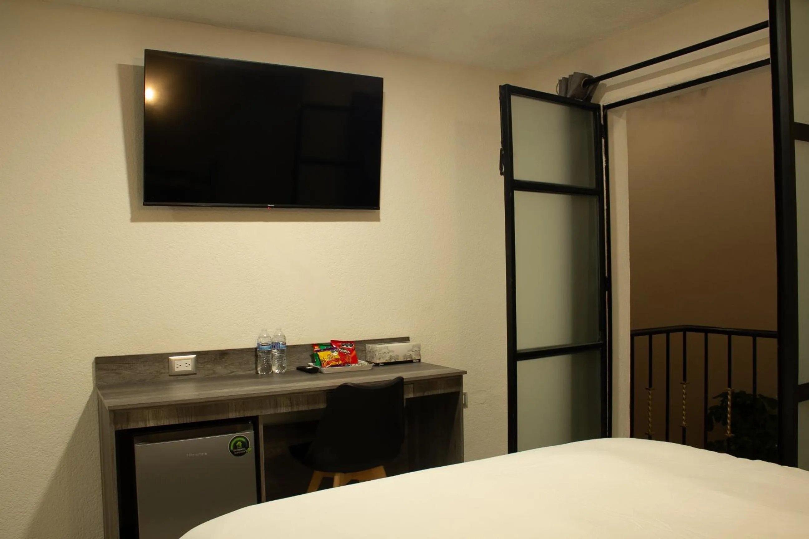 TV and multimedia, Bed in Hotel Casa Real Cholula