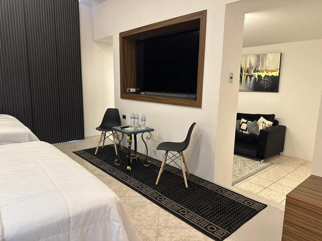 Bed in Hotel Casa Real Cholula