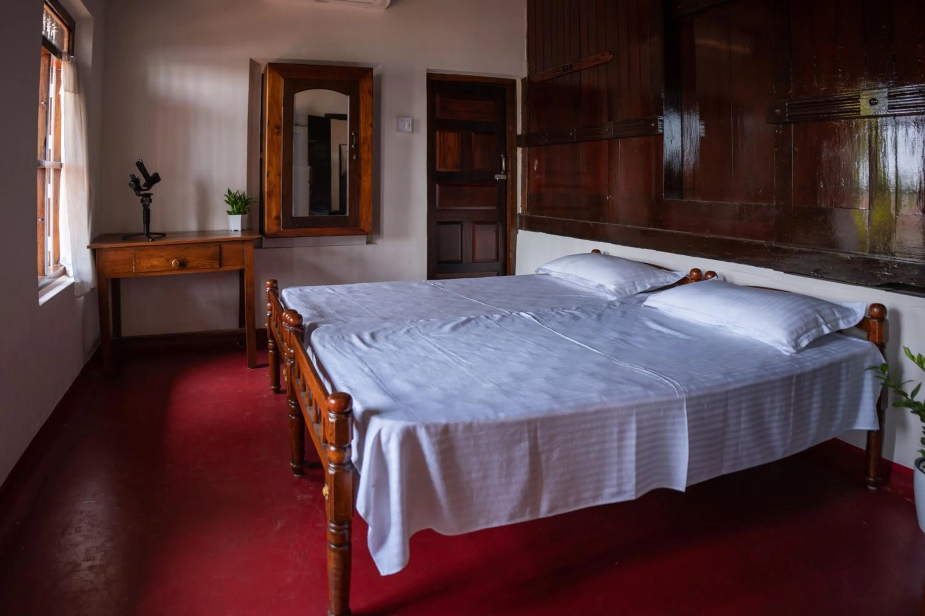 Bed in Kuttanad Kayak Club by Lexstays