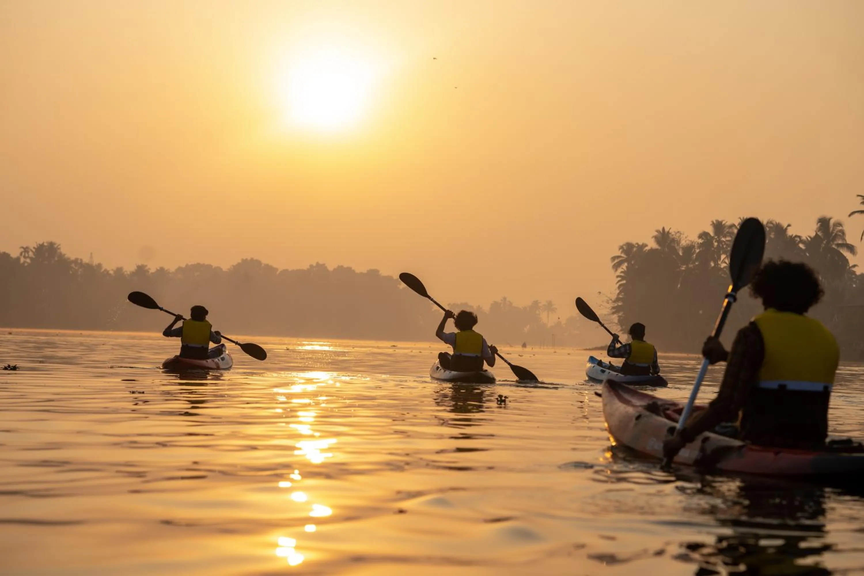 Activities in Kuttanad Kayak Club by Lexstays